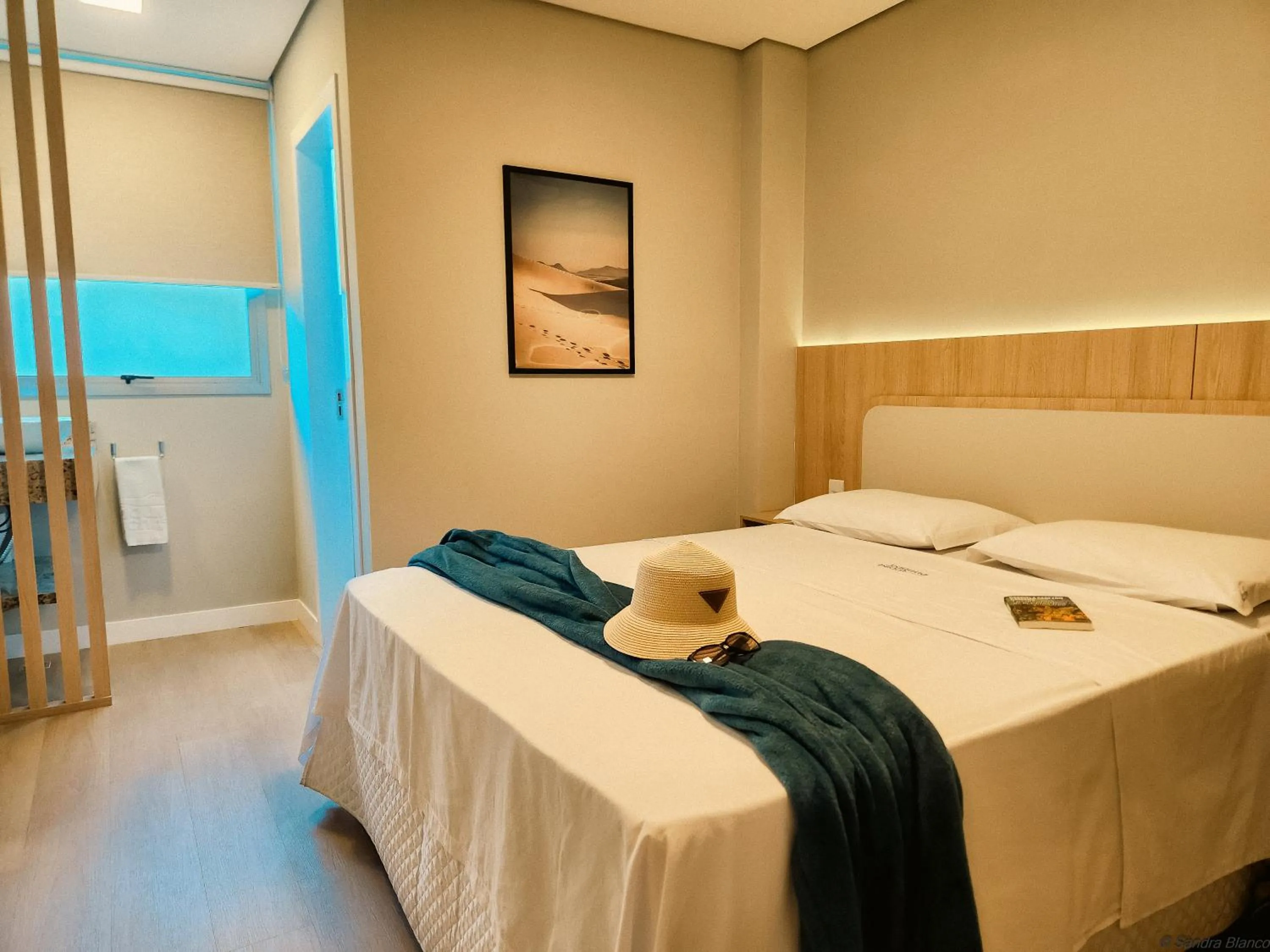 Bed in Joaquina Beach Hotel