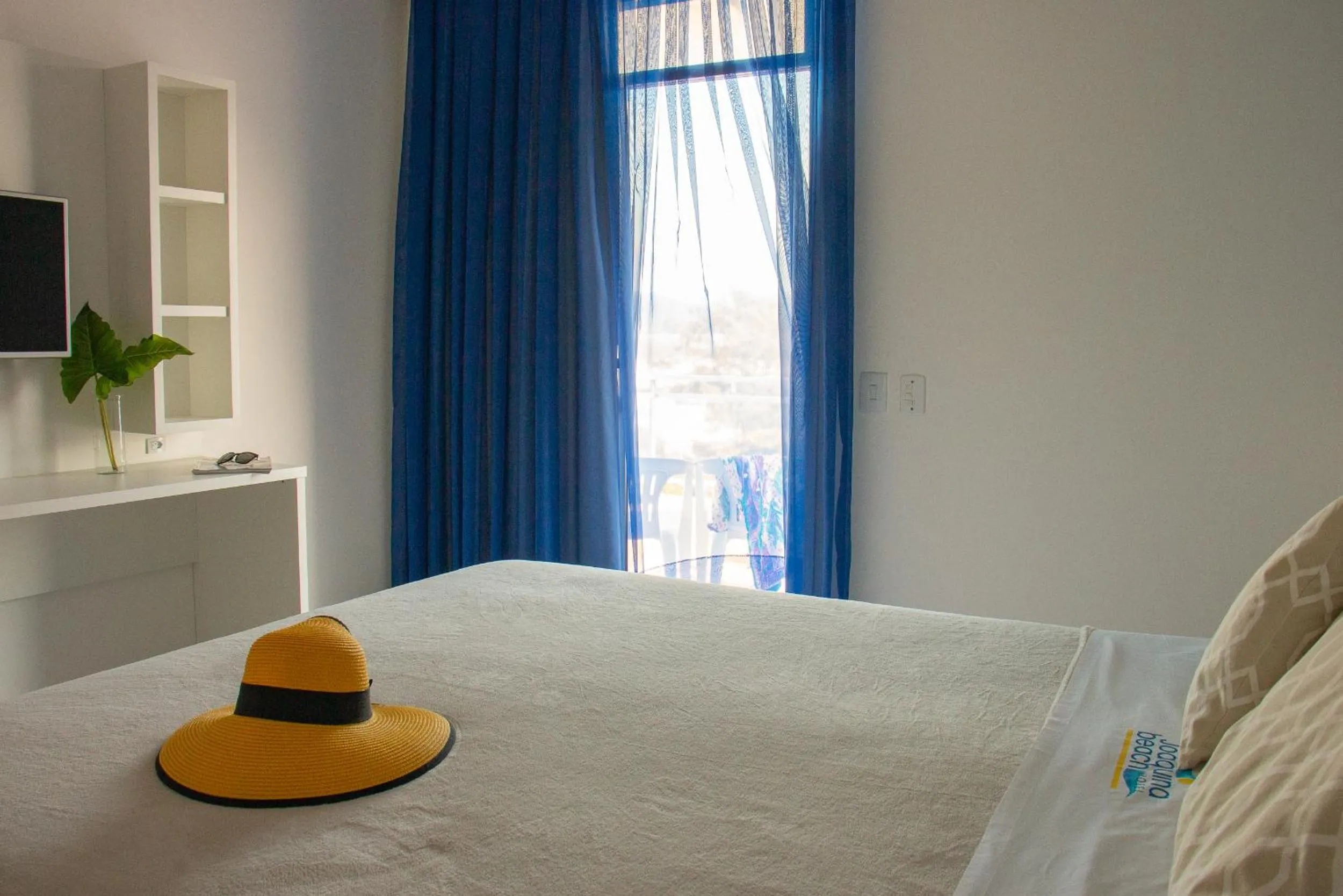 Bed in Joaquina Beach Hotel