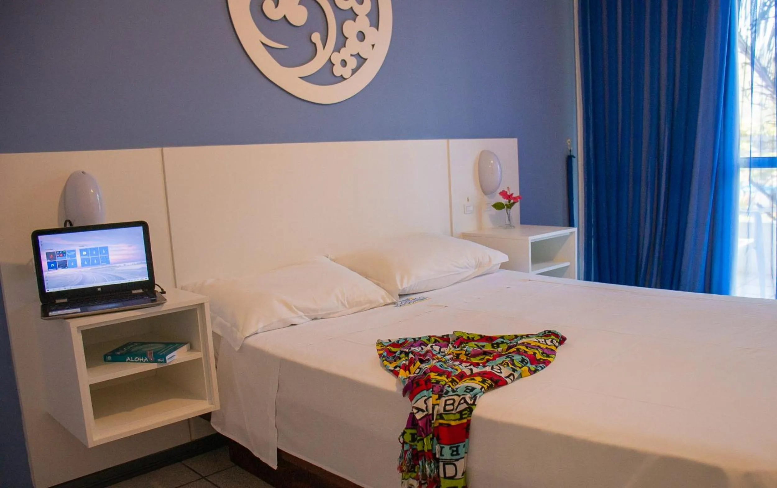 Bed in Joaquina Beach Hotel