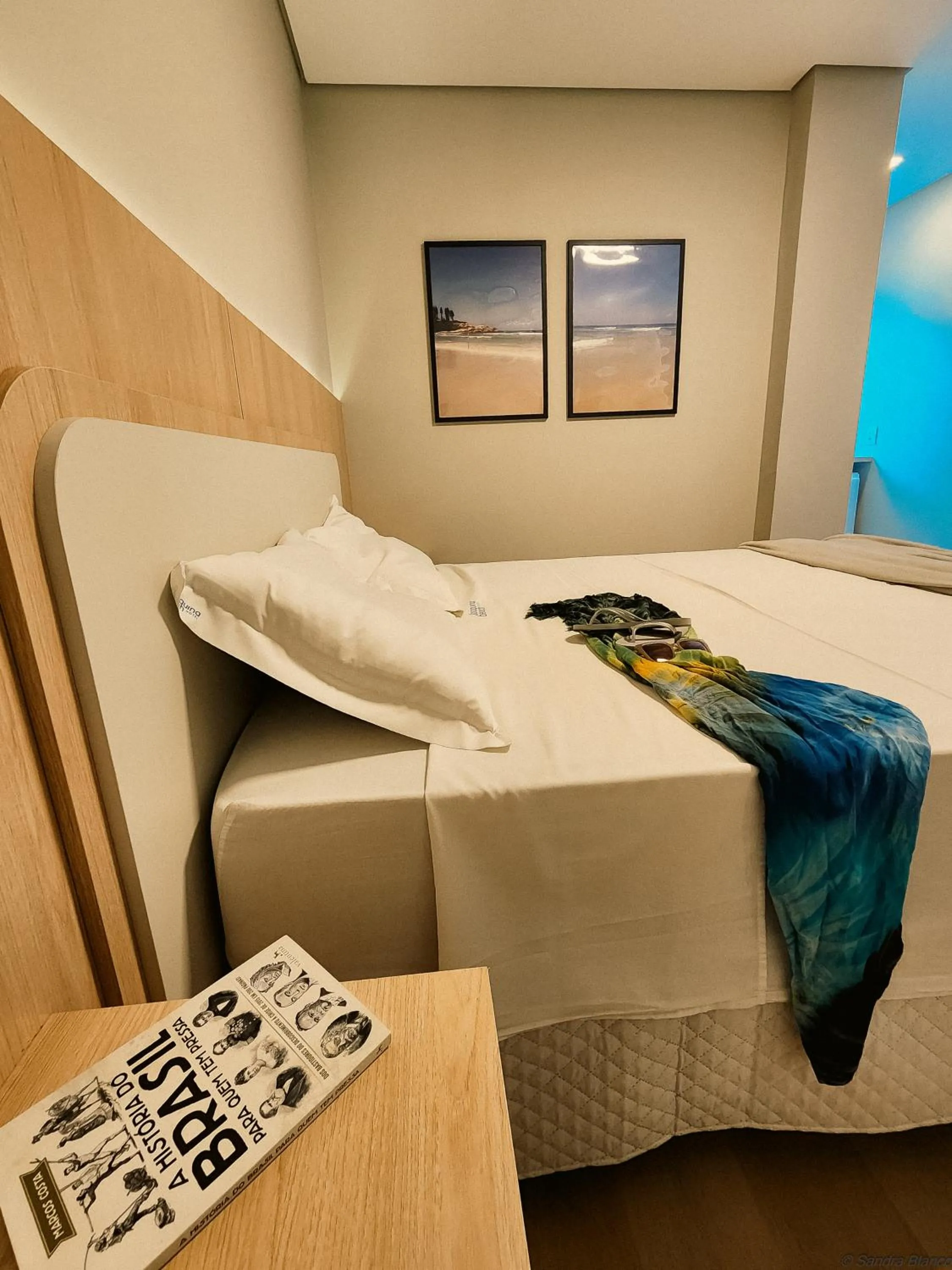 Bed in Joaquina Beach Hotel