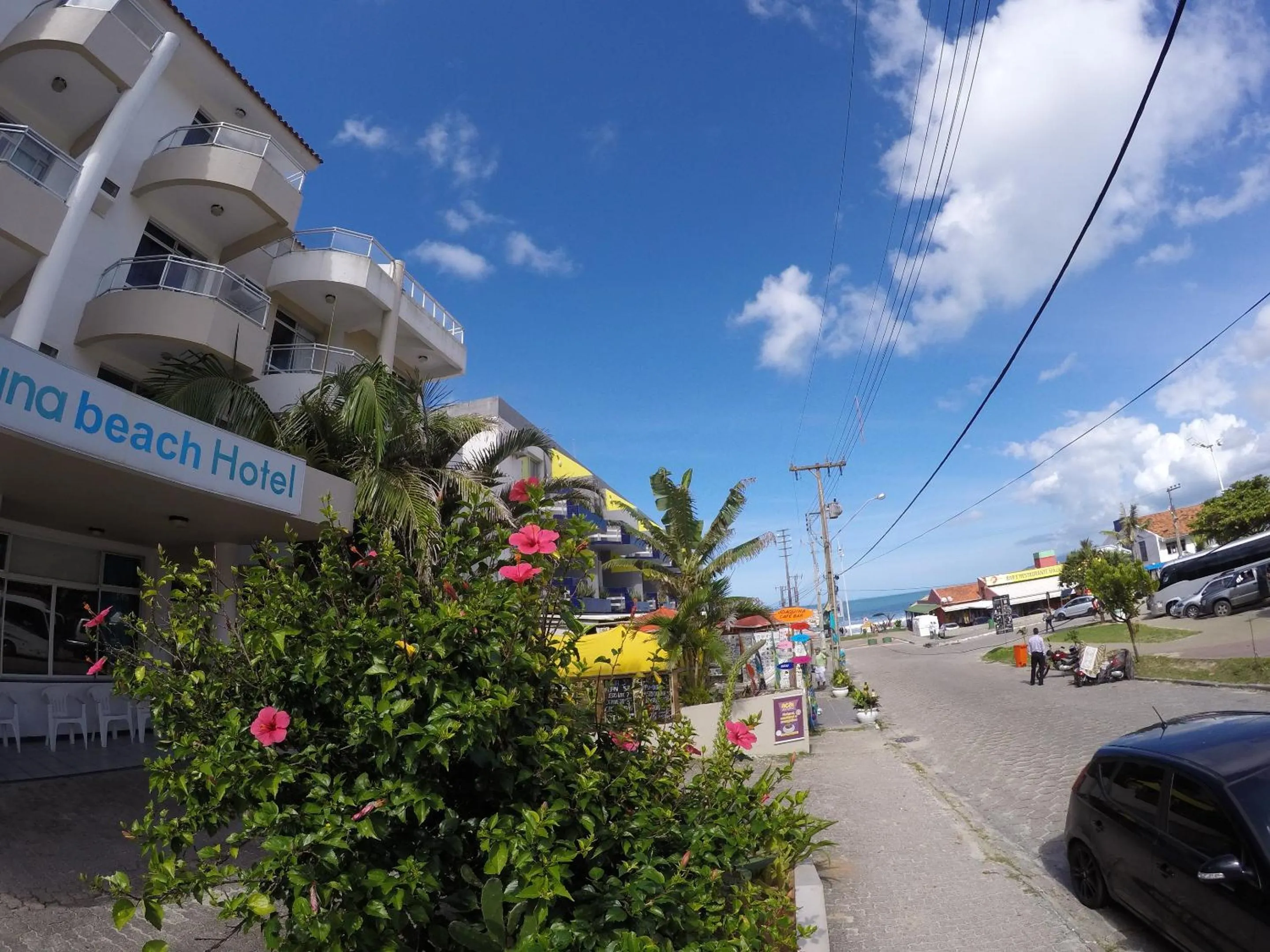 Street view in Joaquina Beach Hotel