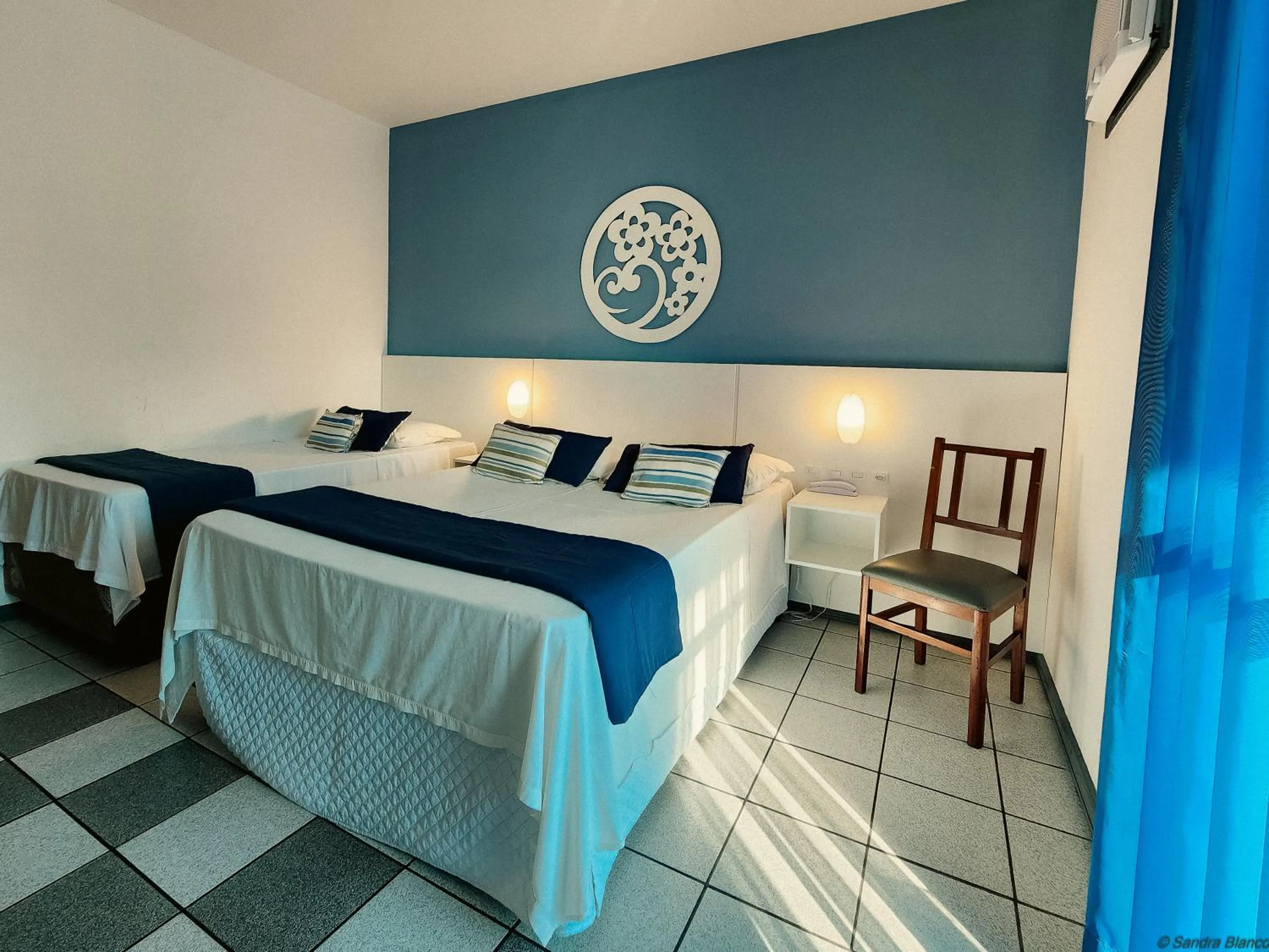 Bed in Joaquina Beach Hotel