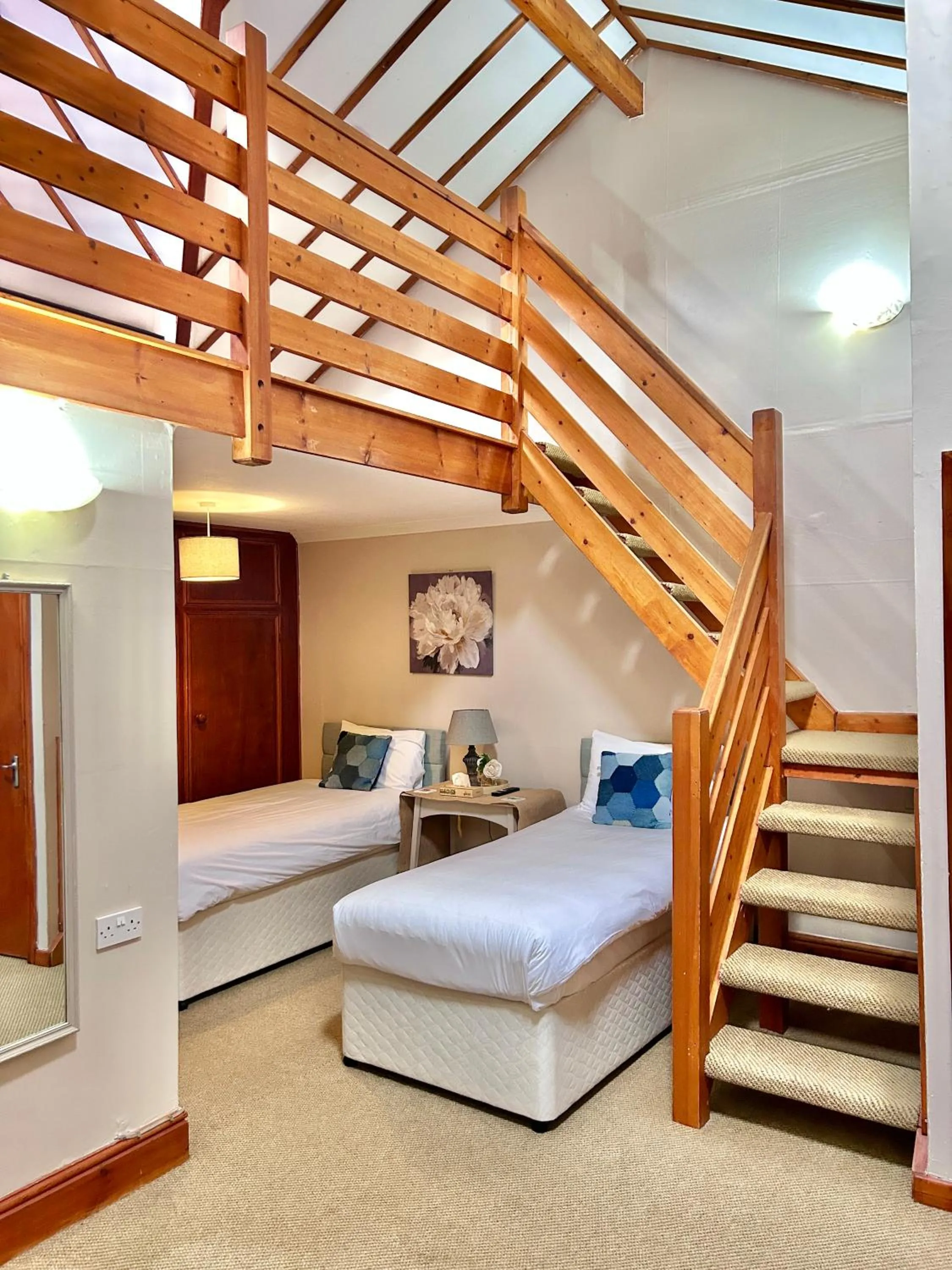 Bed in The Beacons Guest House