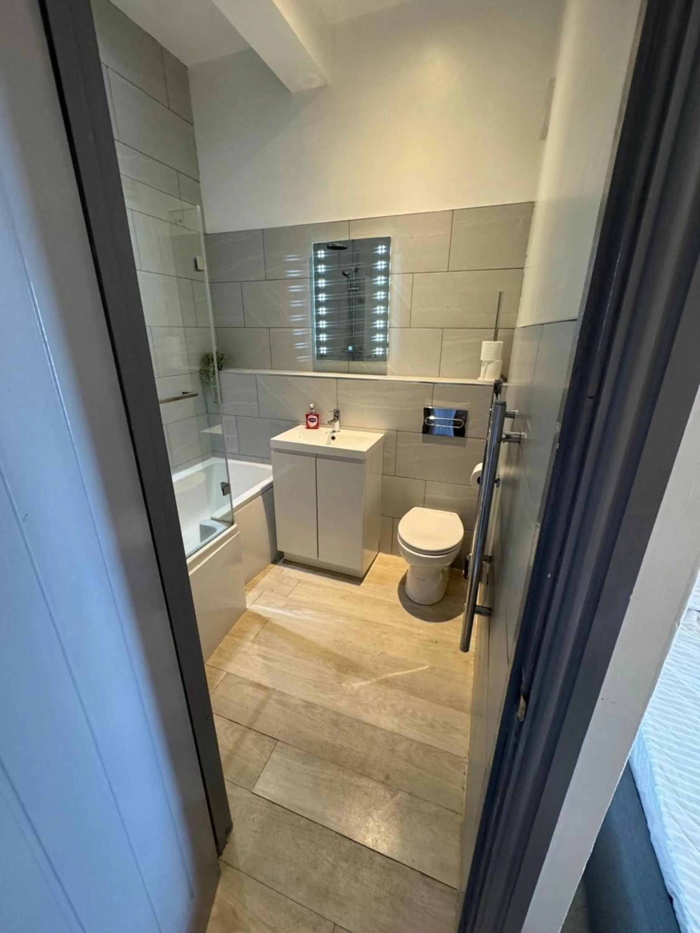 Bathroom in OYO Shore Surf Lodge