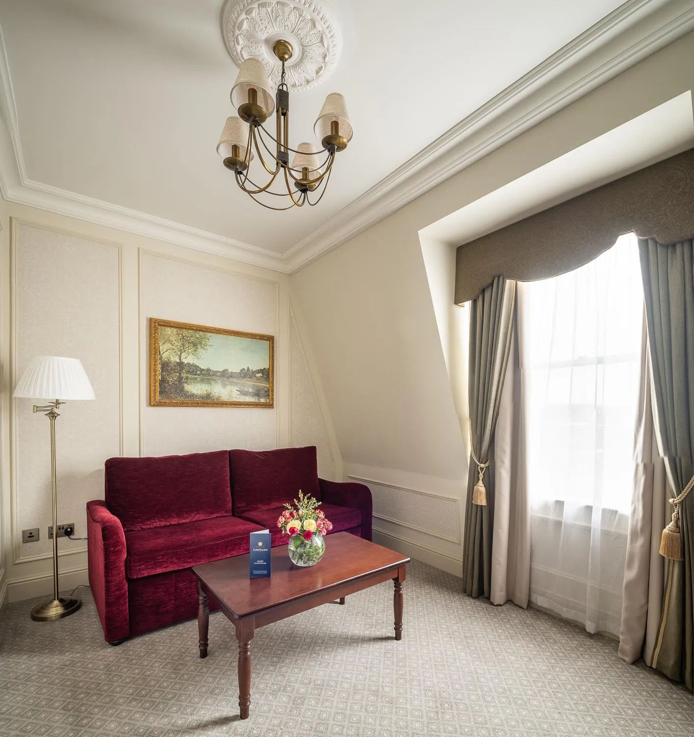 Living room in The Leonard Hotel