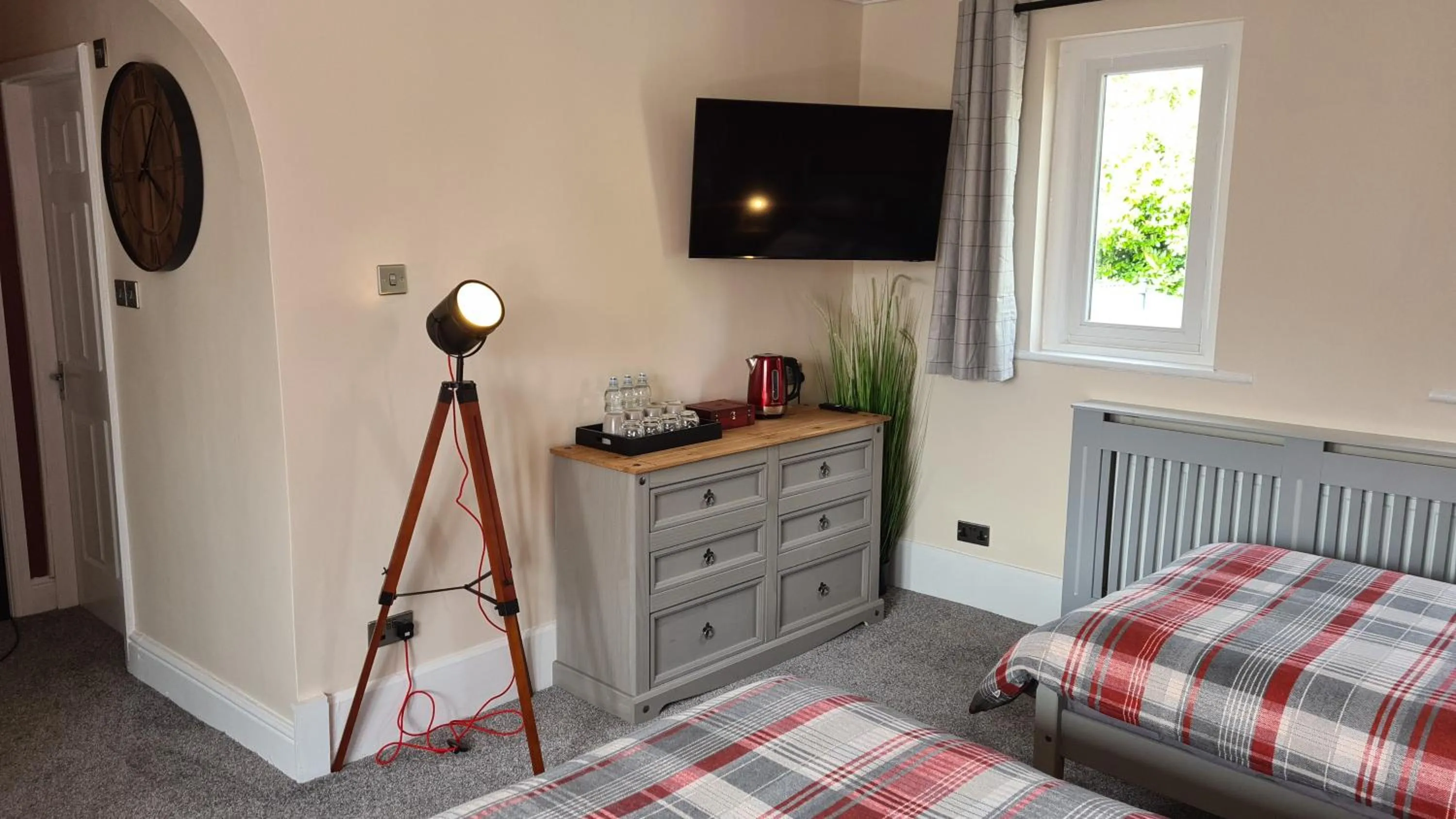 Bed in Tudor Lodge Hotel