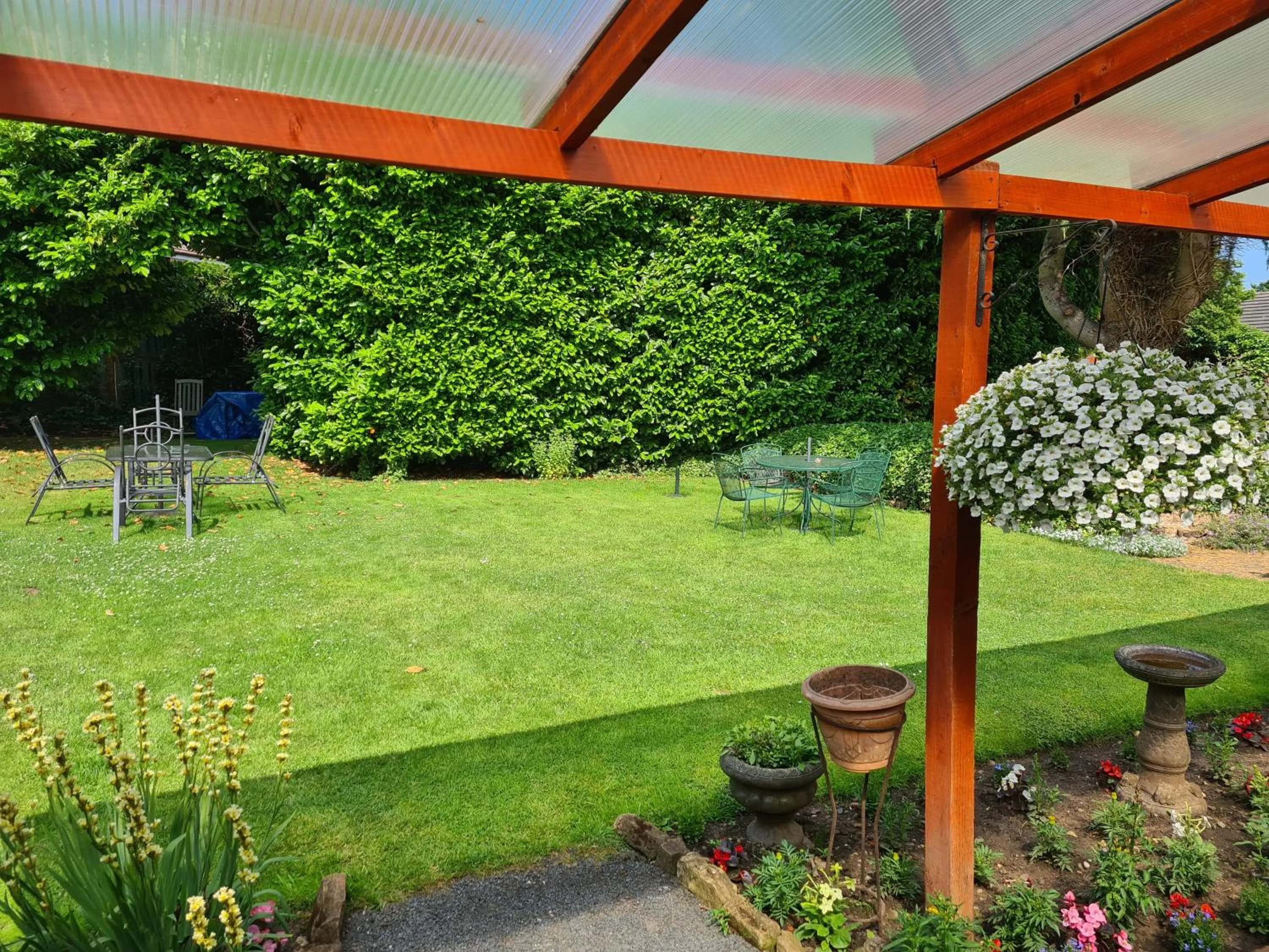 Garden in Tudor Lodge Hotel