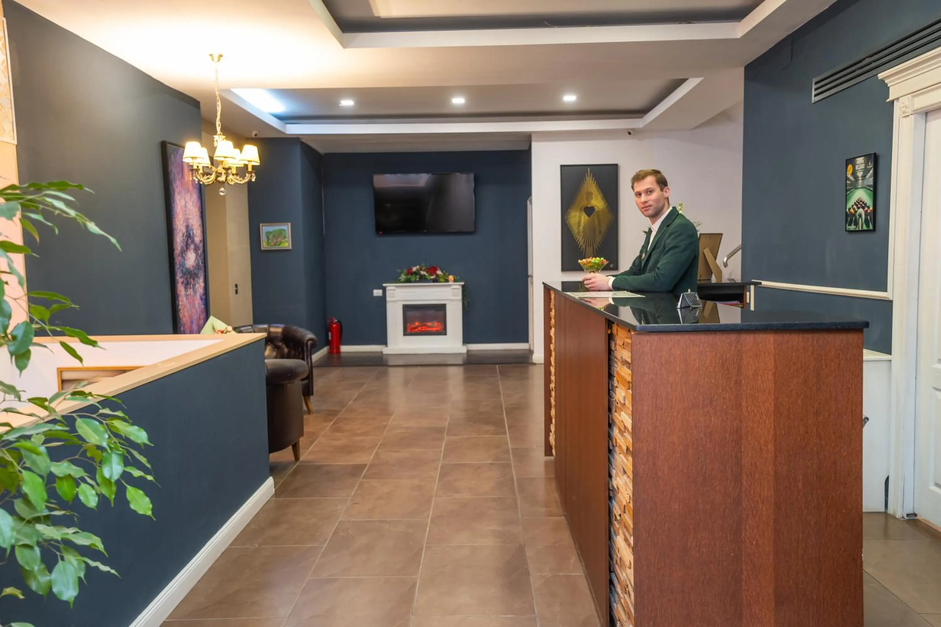 Communal lounge/ TV room in Hotel Liad City Center