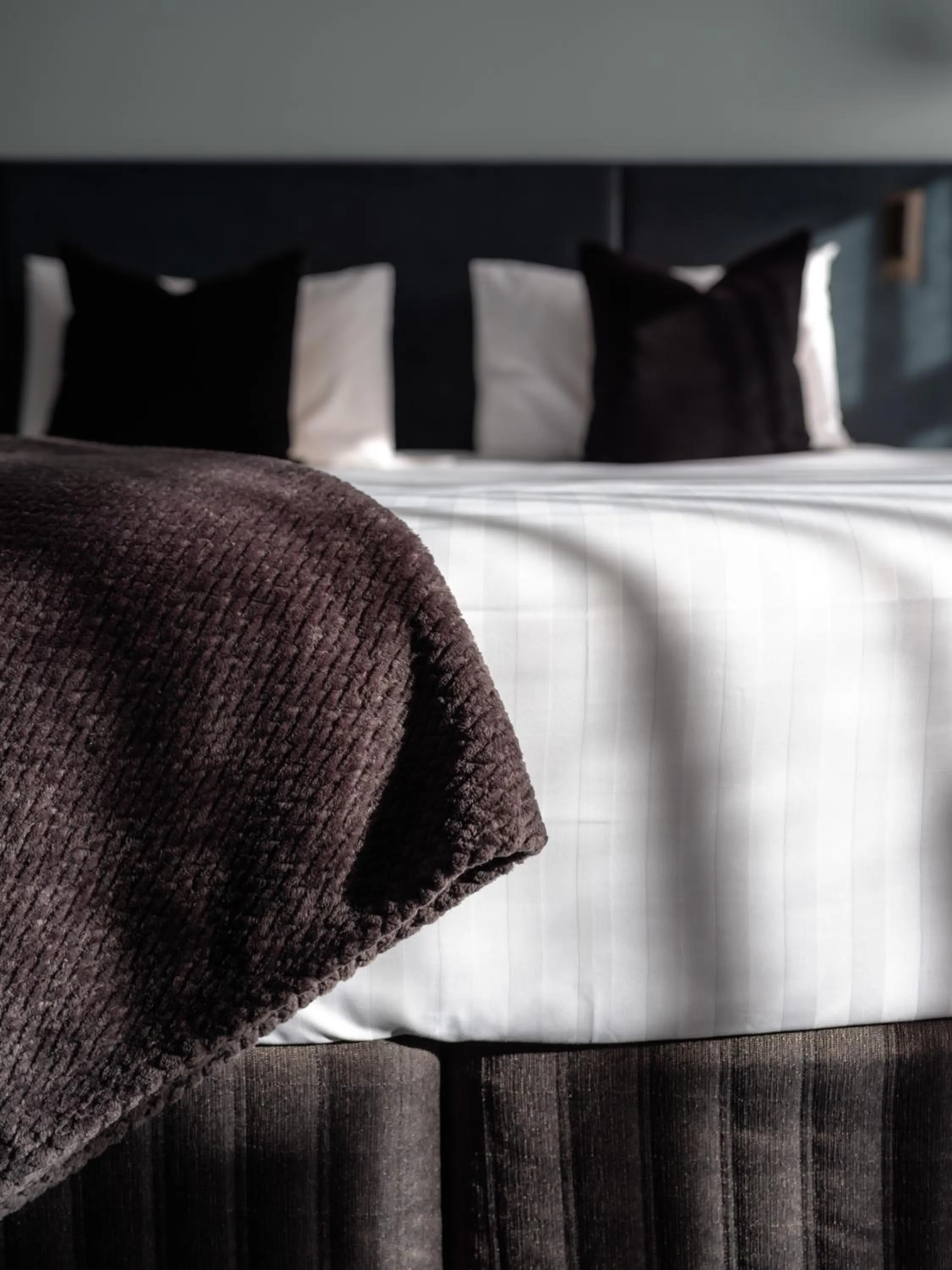 Bed in Salamanca Suites