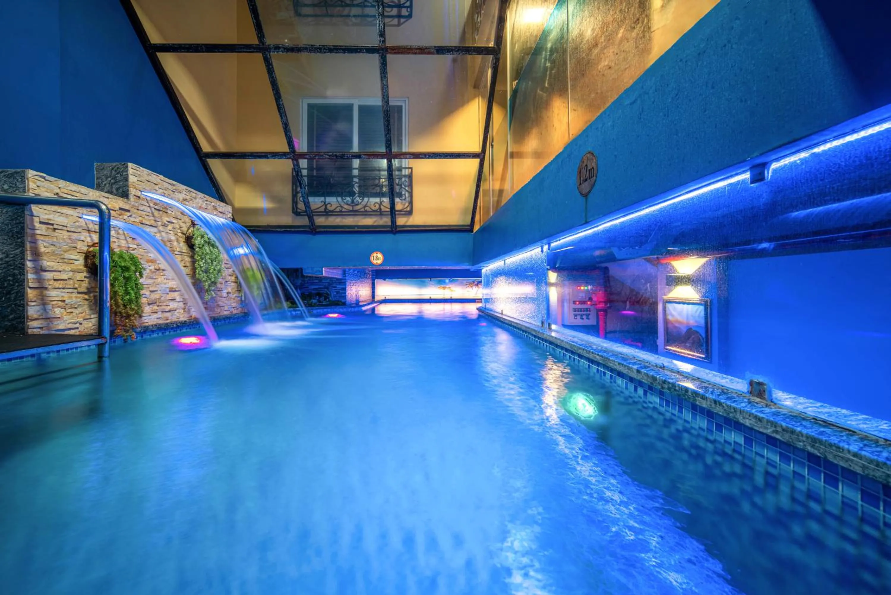 Swimming pool in Little Charm Hanoi Hostel