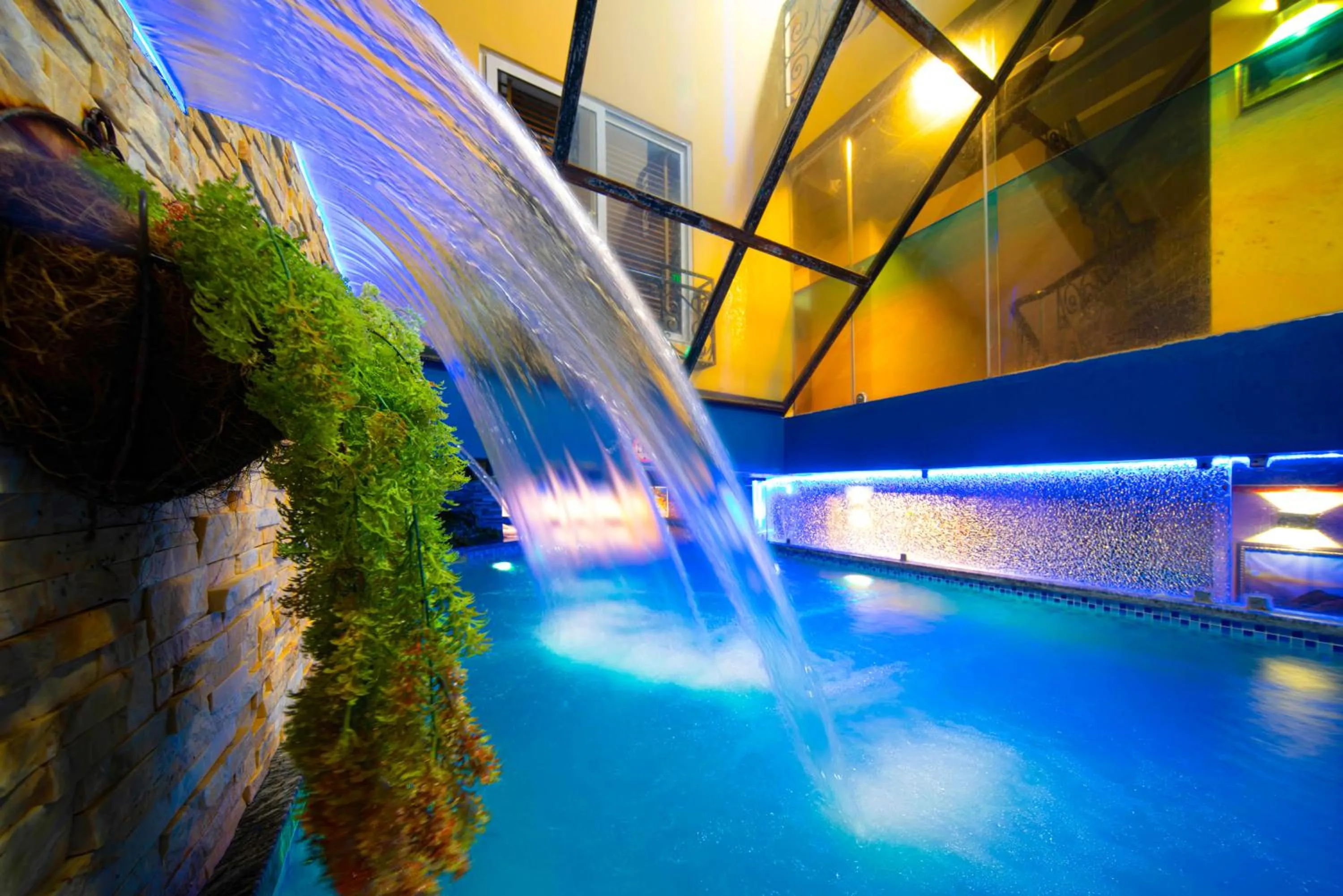 Swimming pool in Little Charm Hanoi Hostel