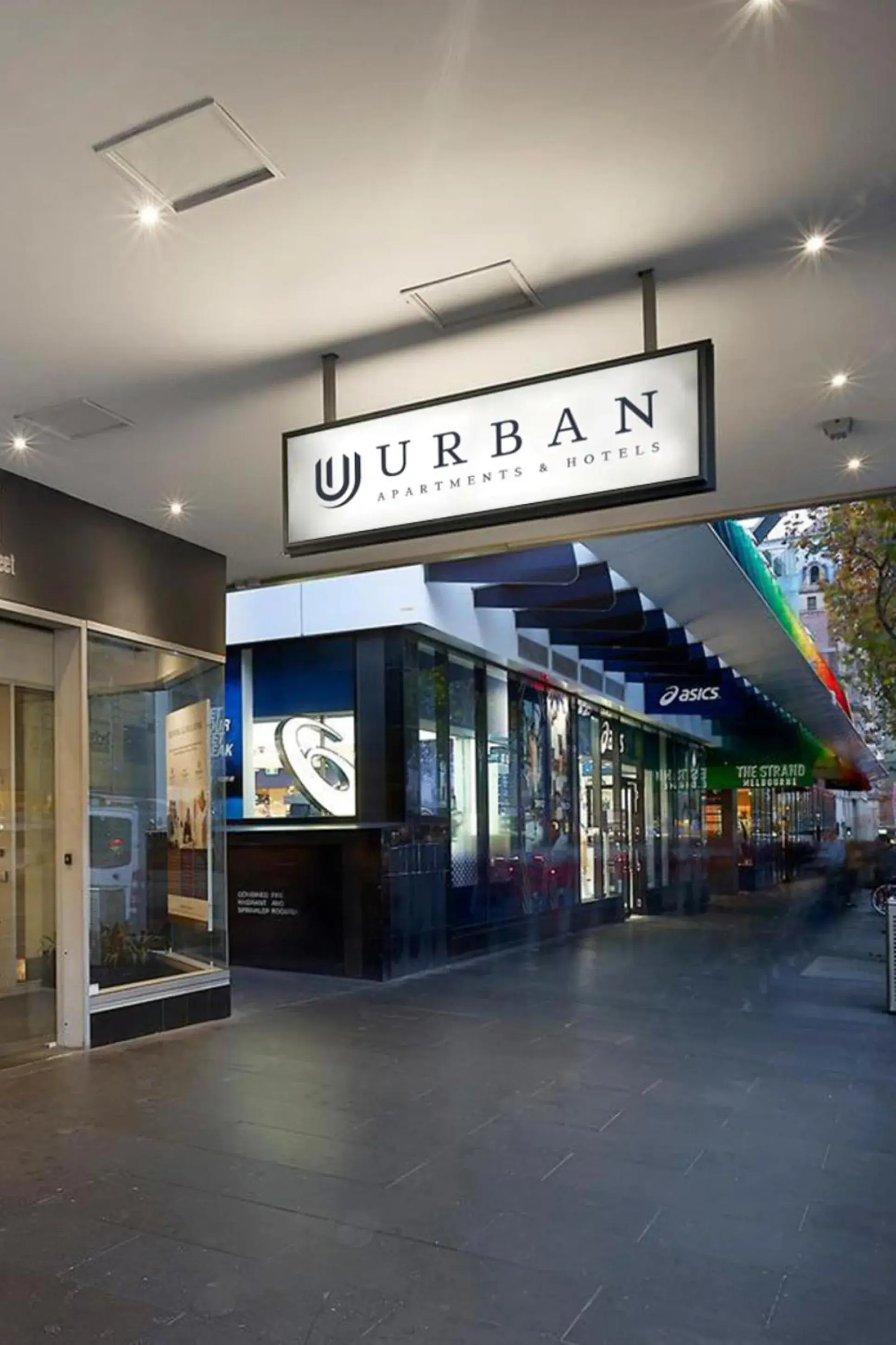 Facade/entrance in Urban Apartments Melbourne on Elizabeth Facade/entrance in Urban Apartments Melbourne on Elizabeth