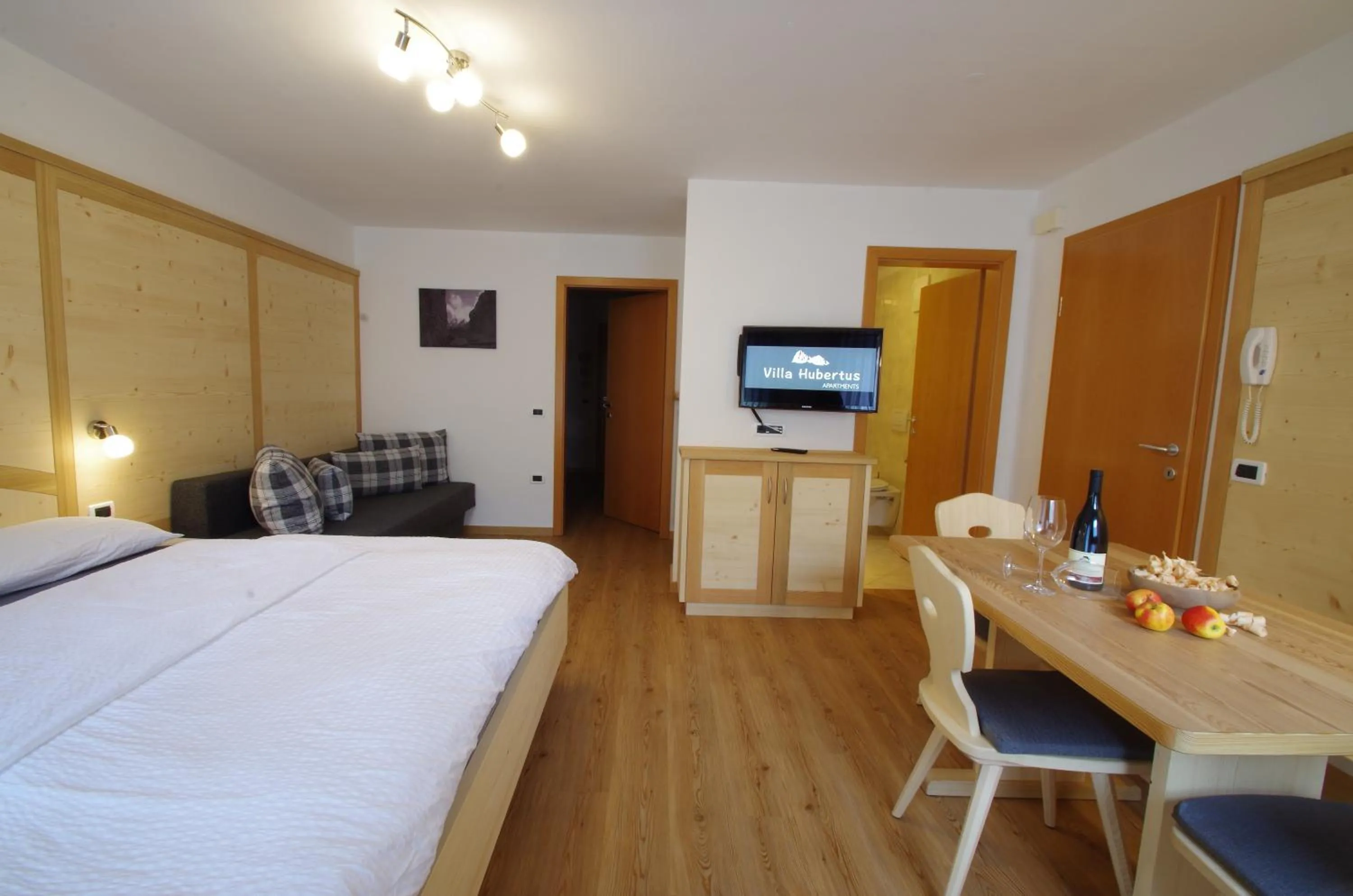 Bed in Villa Hubertus