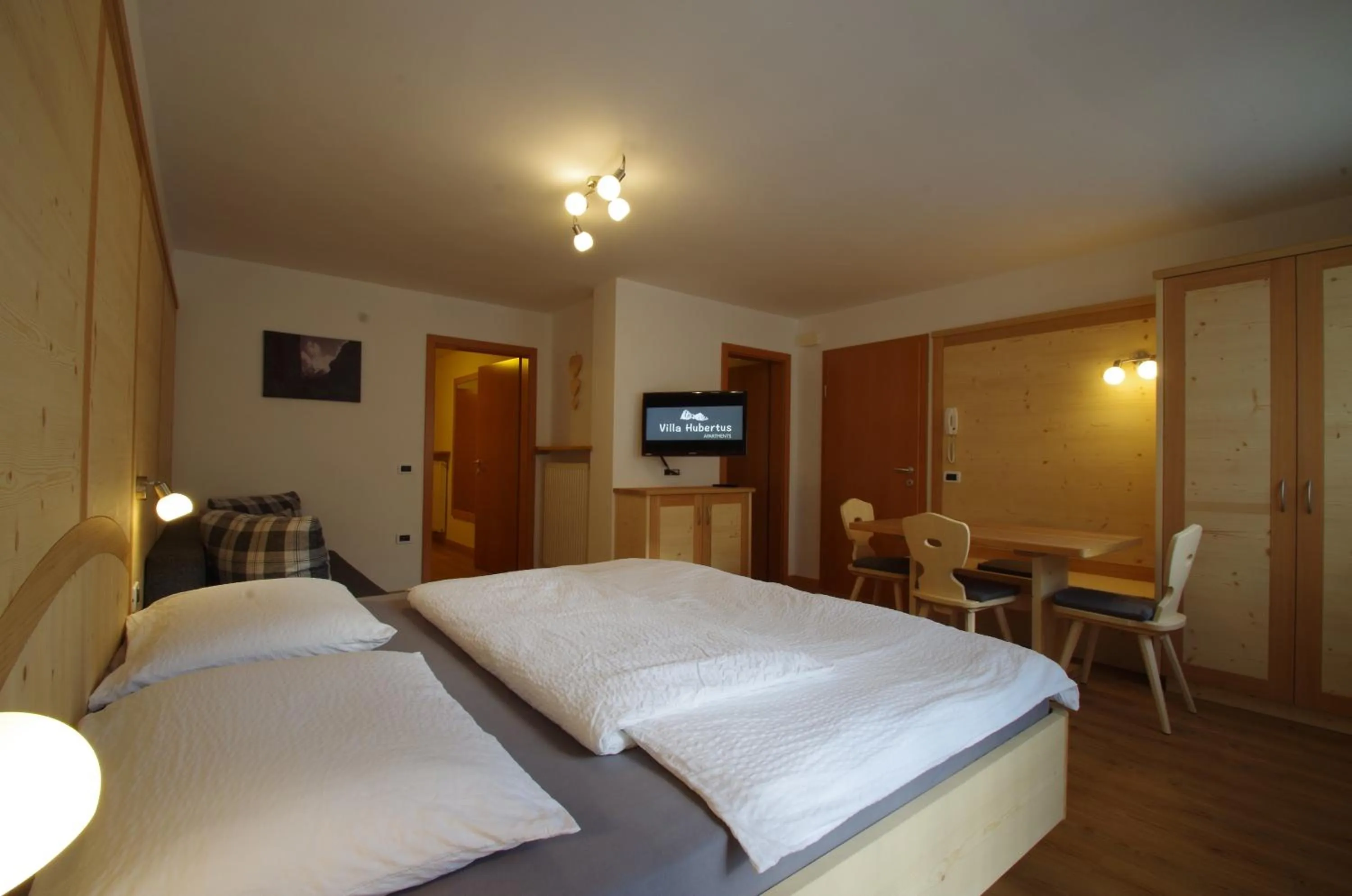 Bed in Villa Hubertus