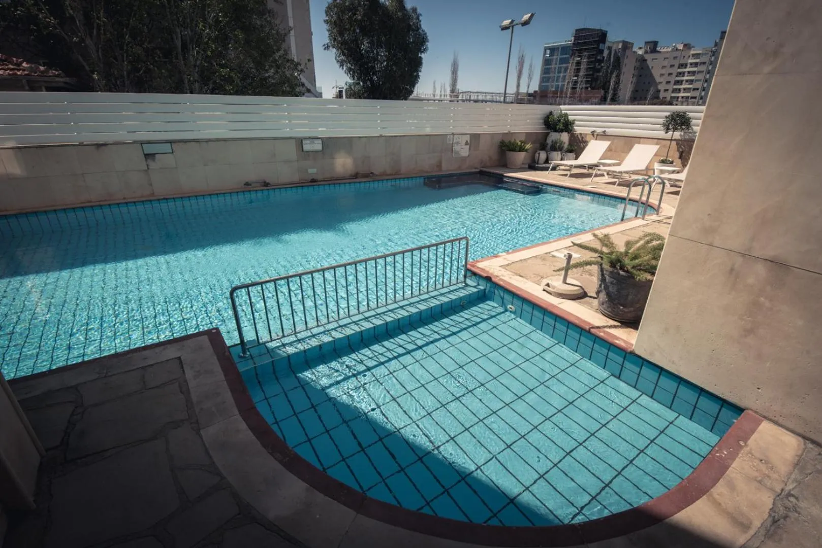 Pool view in Chrielka Hotel