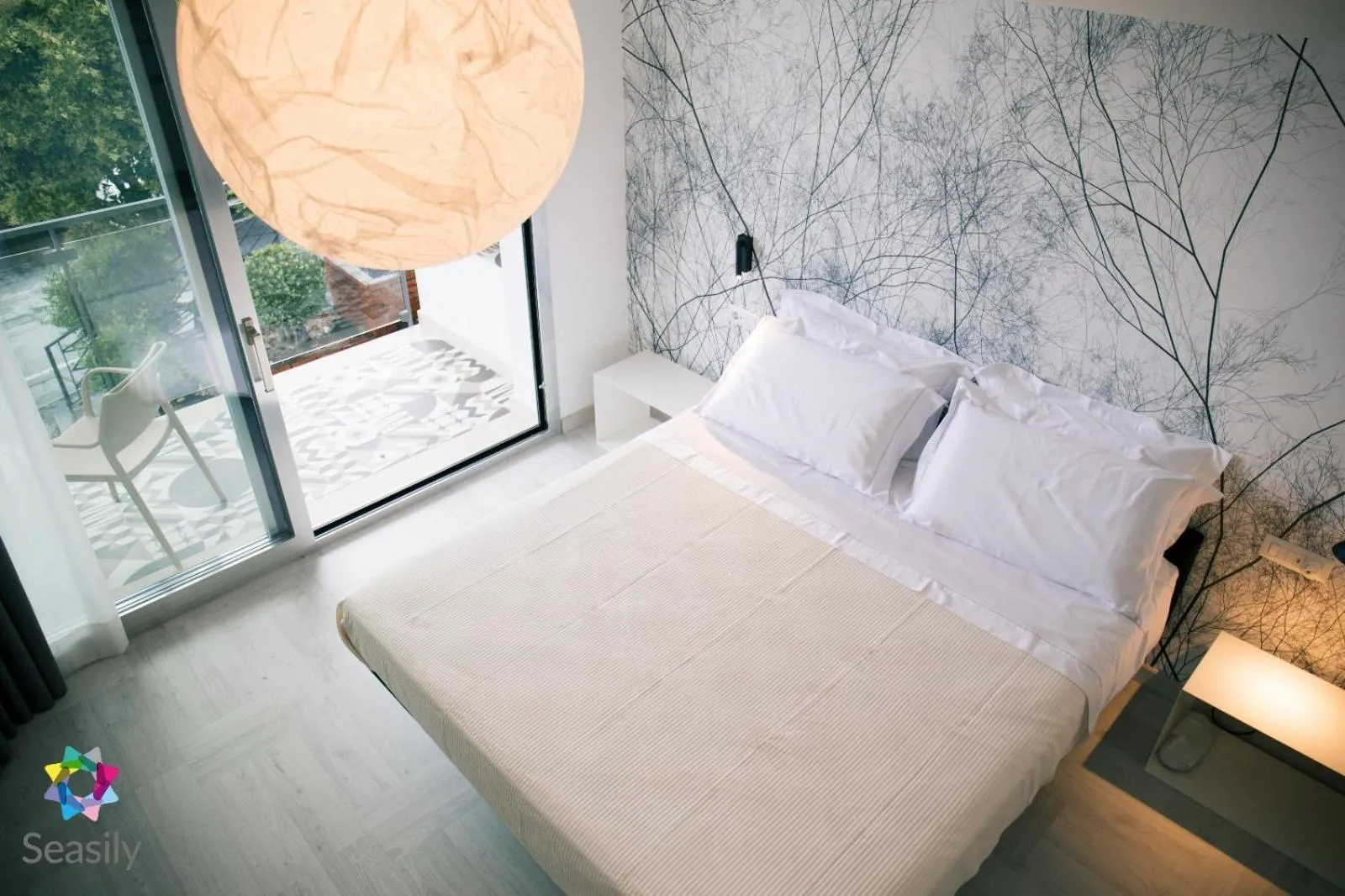 Balcony/Terrace in Seasily - B&B yourself