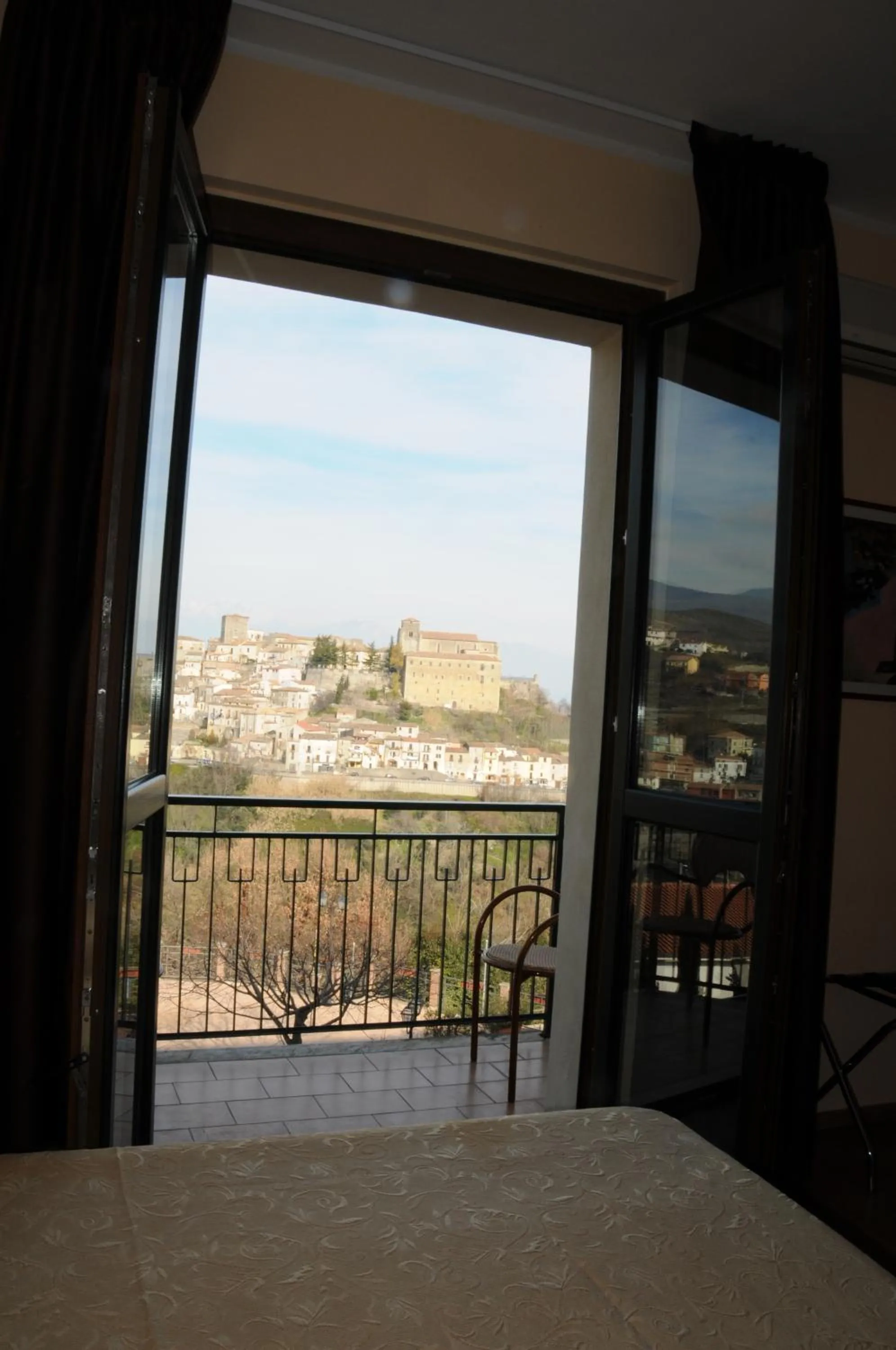 Decorative detail, Bed in Hotel Barbieri