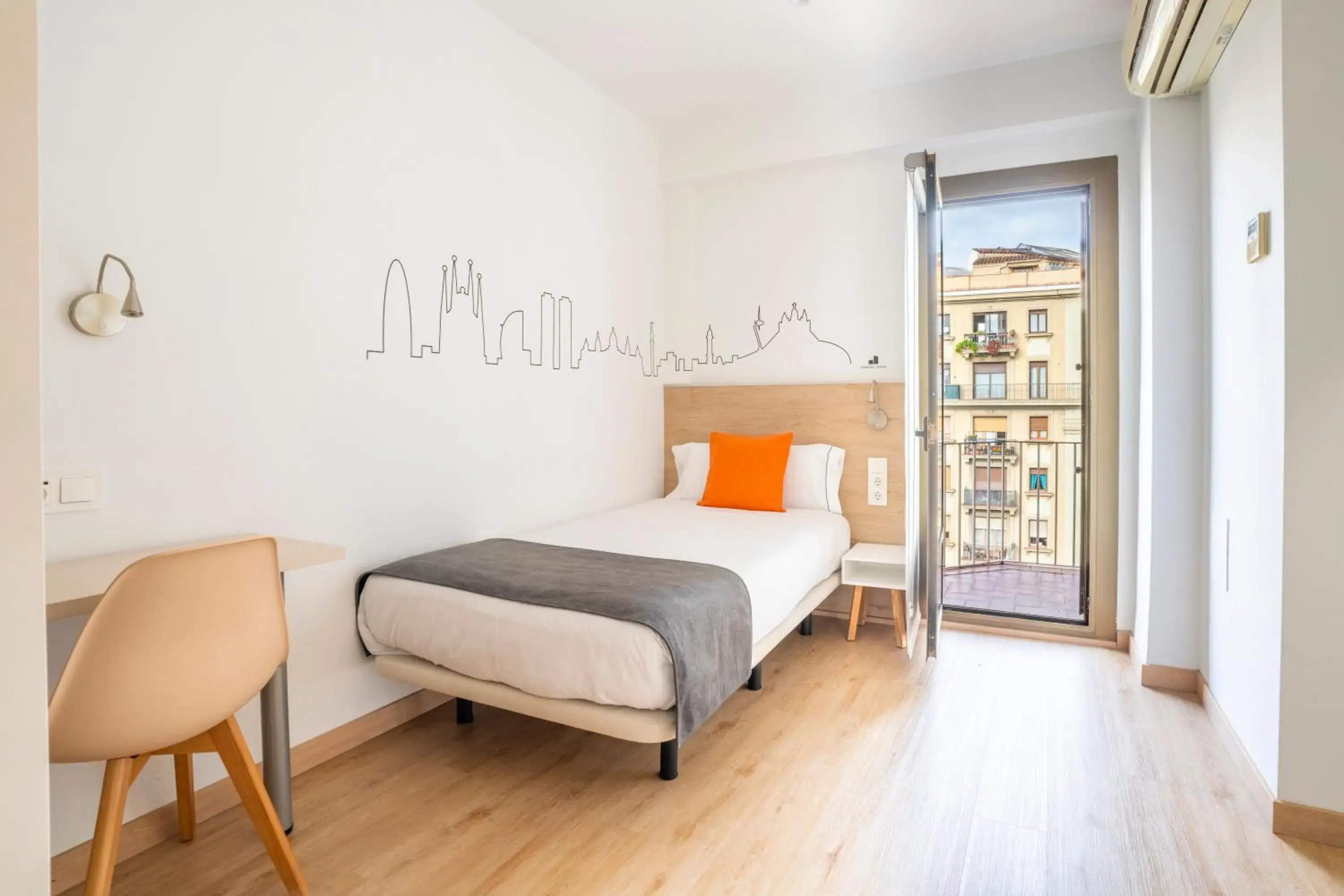 Balcony/Terrace, Bed in Hostal Sans Balcony/Terrace, Bed in Hostal Sans