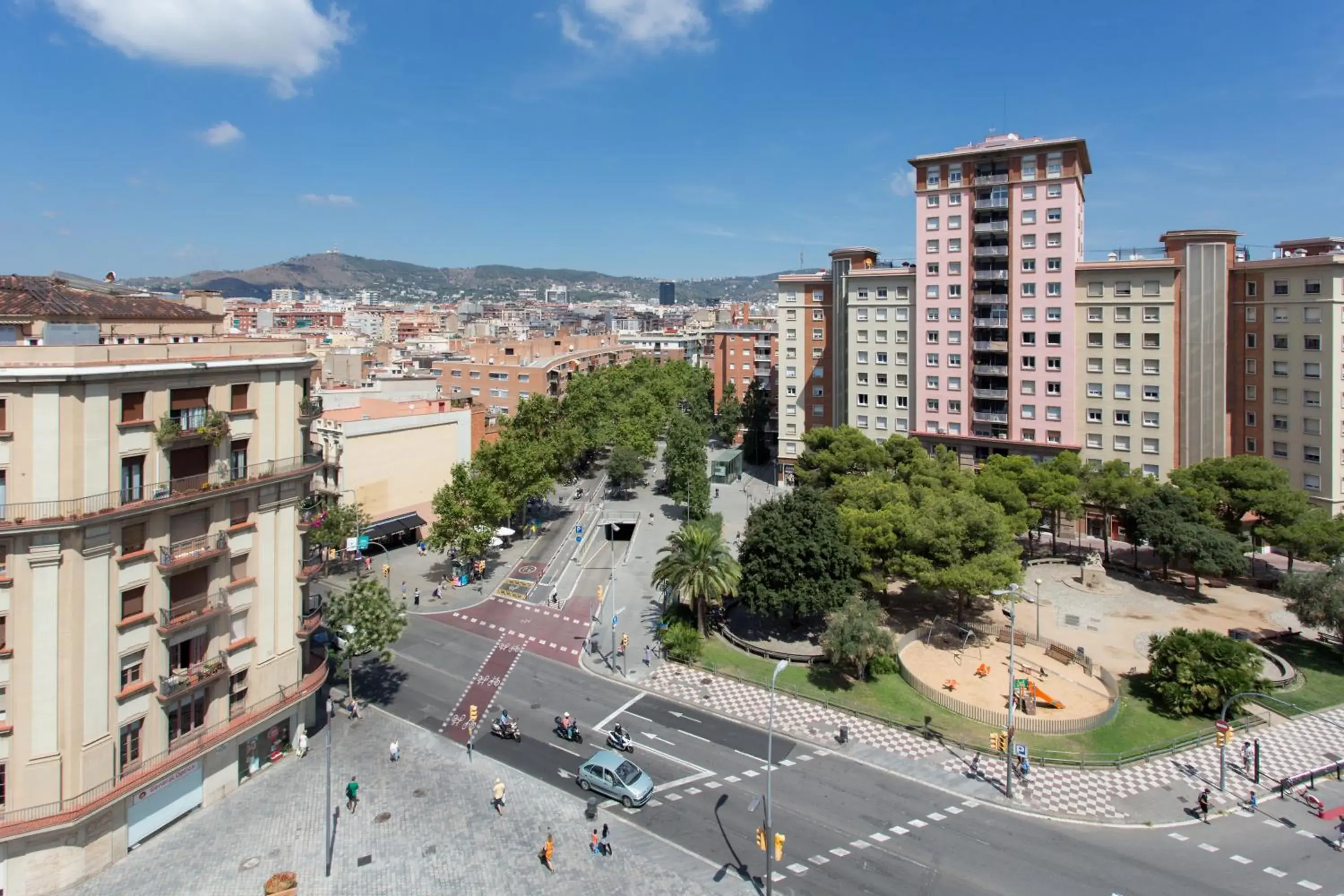 City view in Hostal Sans City view in Hostal Sans