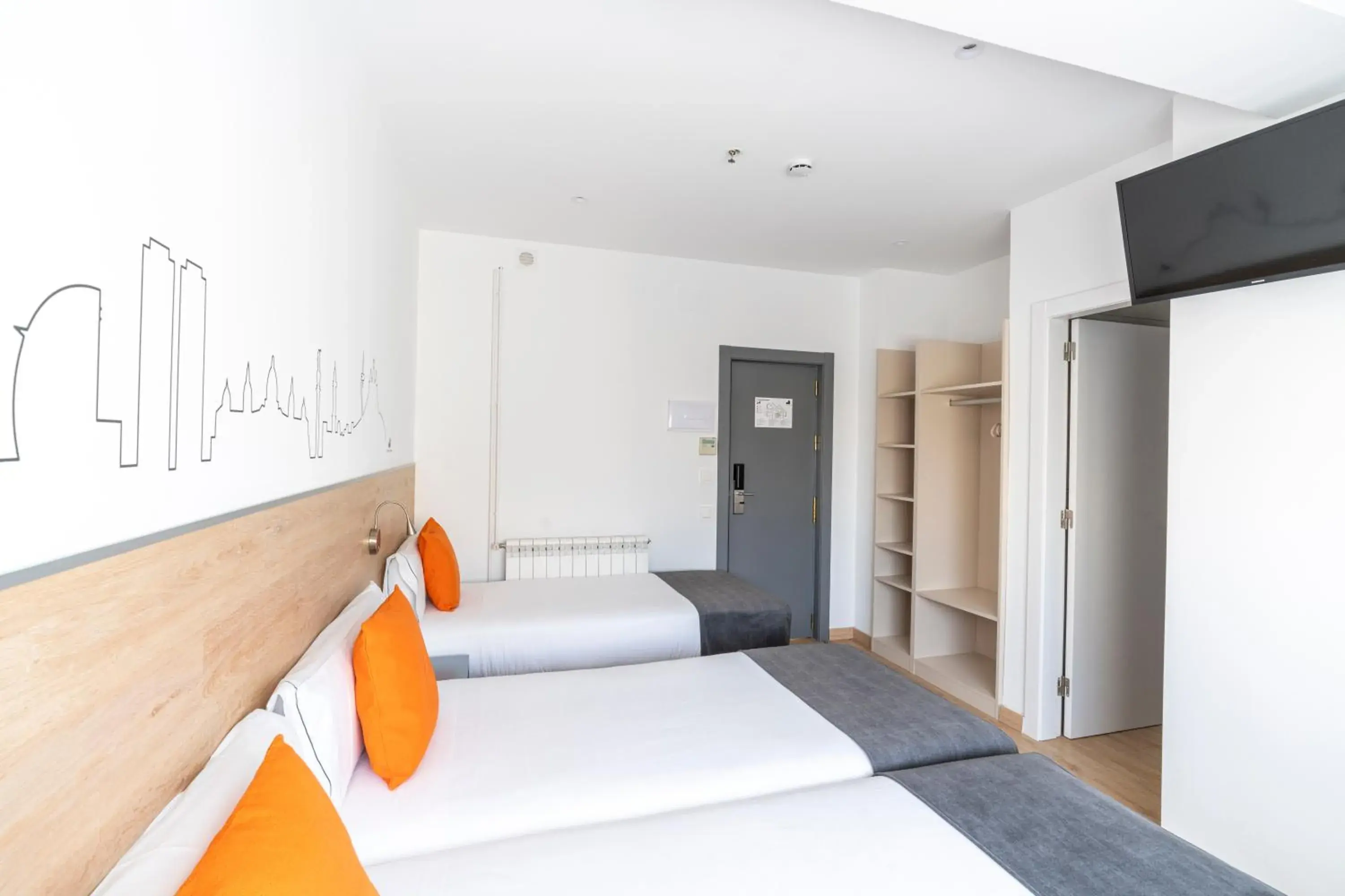 Bedroom, Bed in Hostal Sans Bedroom, Bed in Hostal Sans