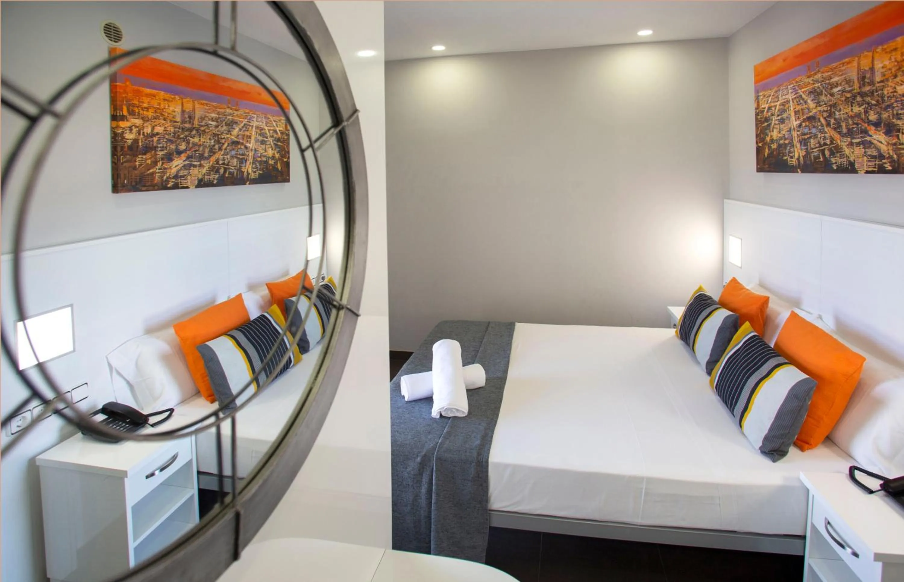 Bathroom, Bed in Hostal Sans