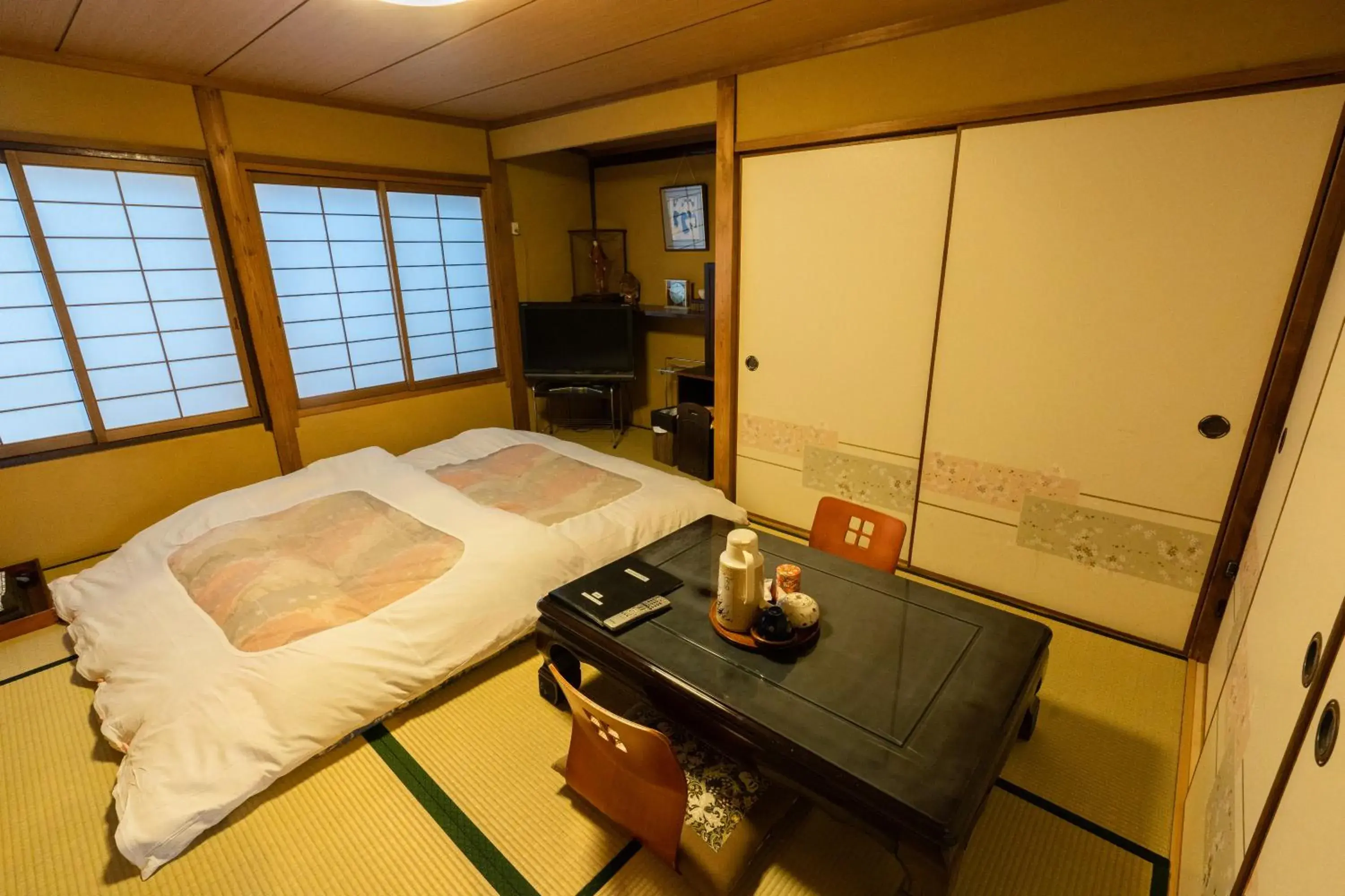 Bedroom, Seating Area in Fujiya Ryokan