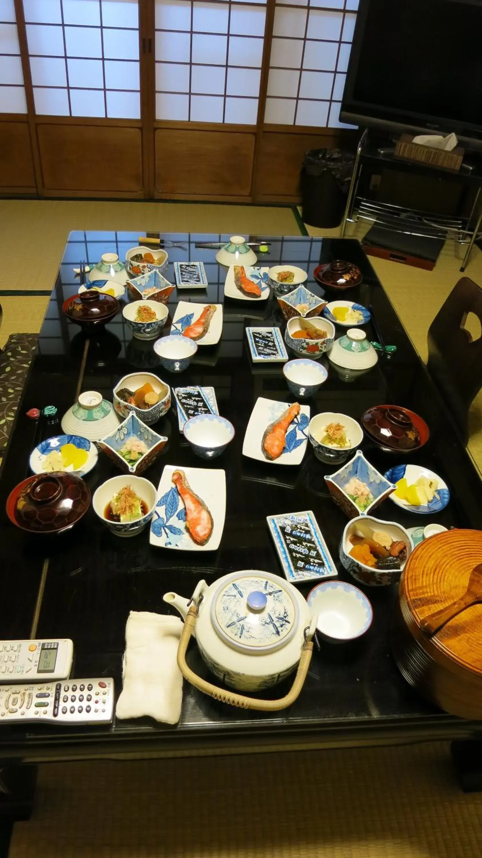 Breakfast in Fujiya Ryokan