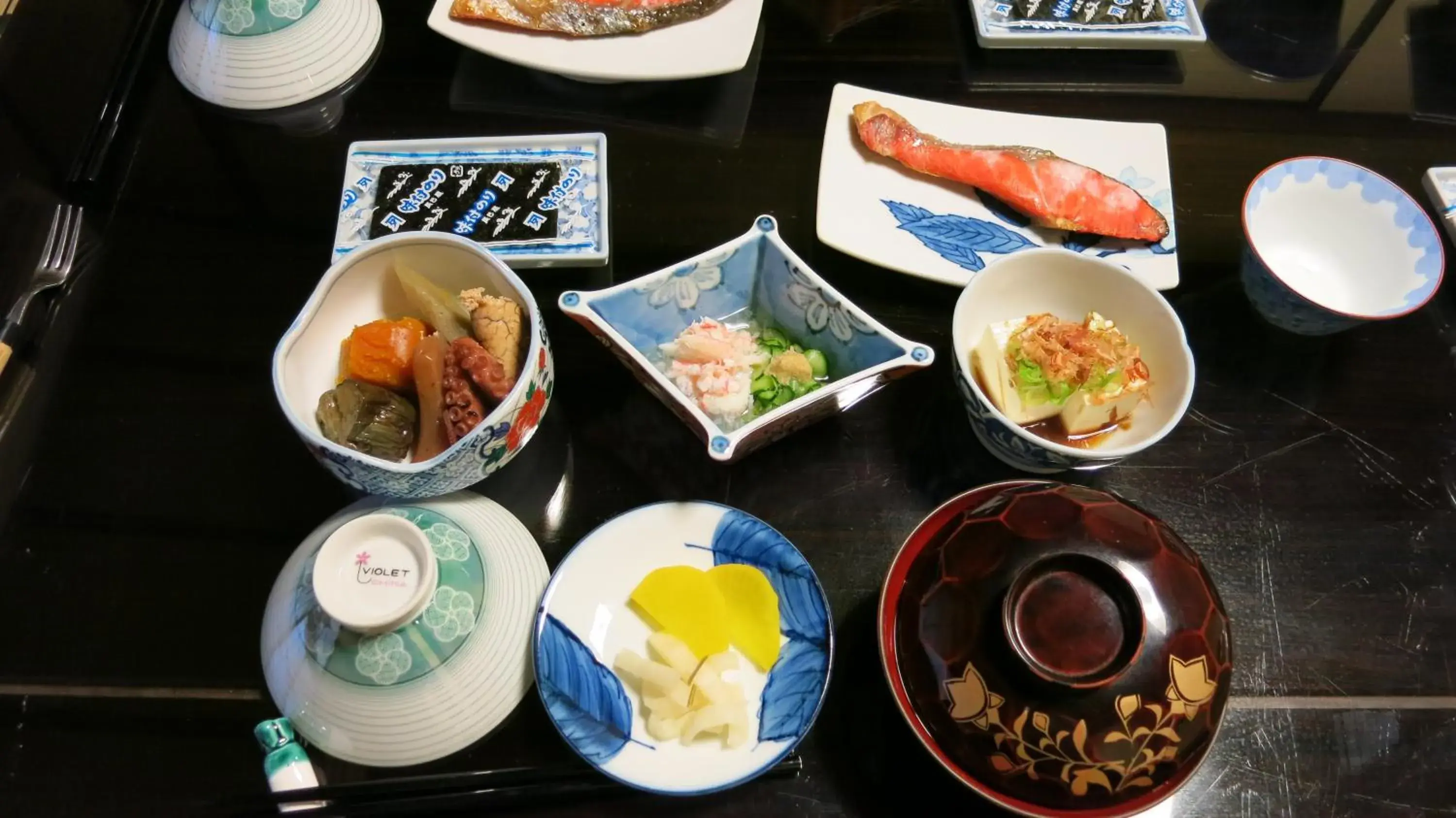 Food in Fujiya Ryokan