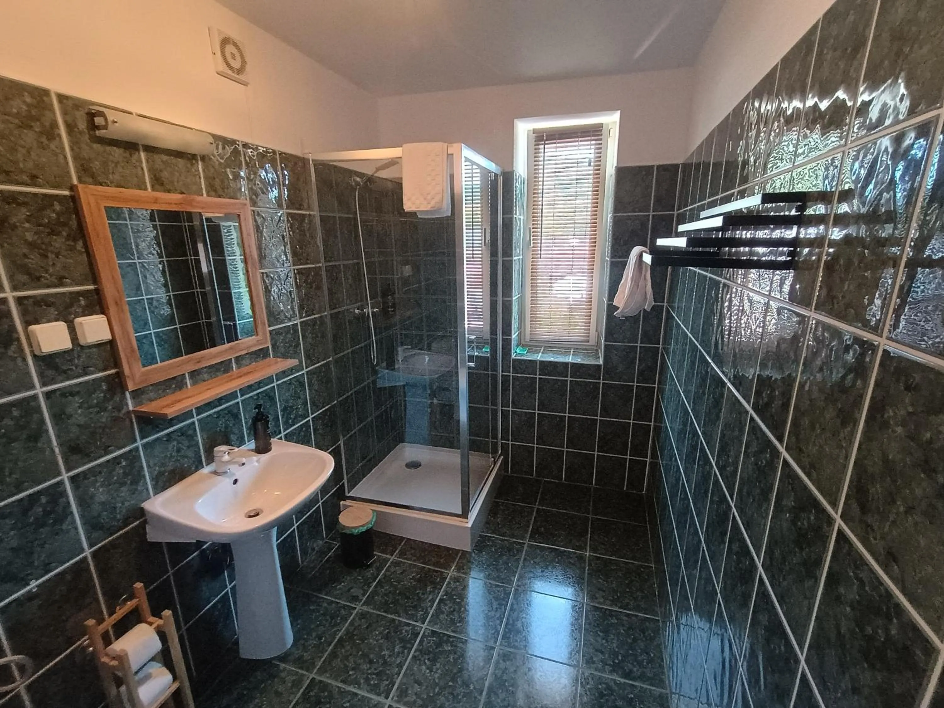 Shower in Hotel Wysoka