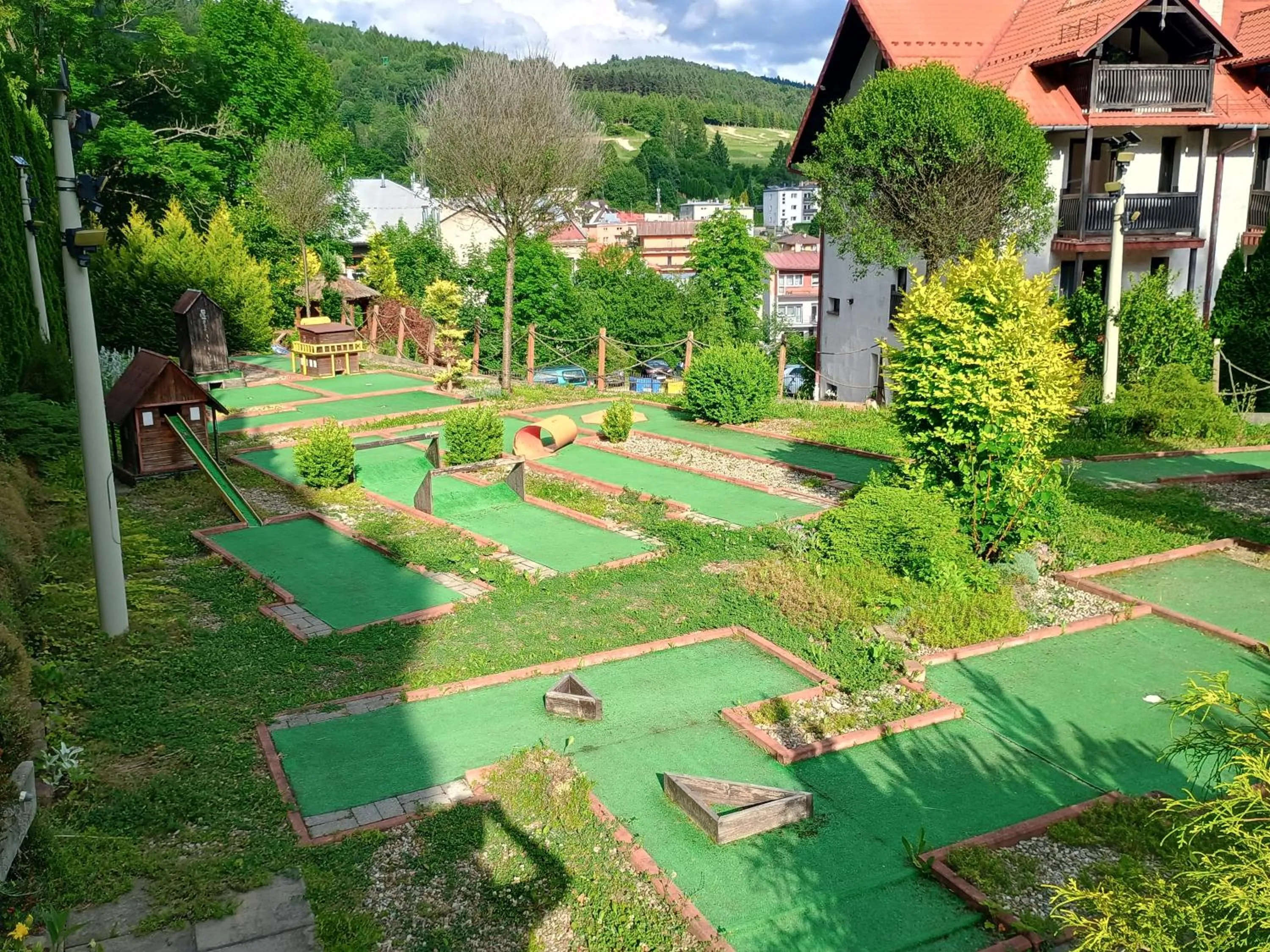 Garden in Hotel Wysoka