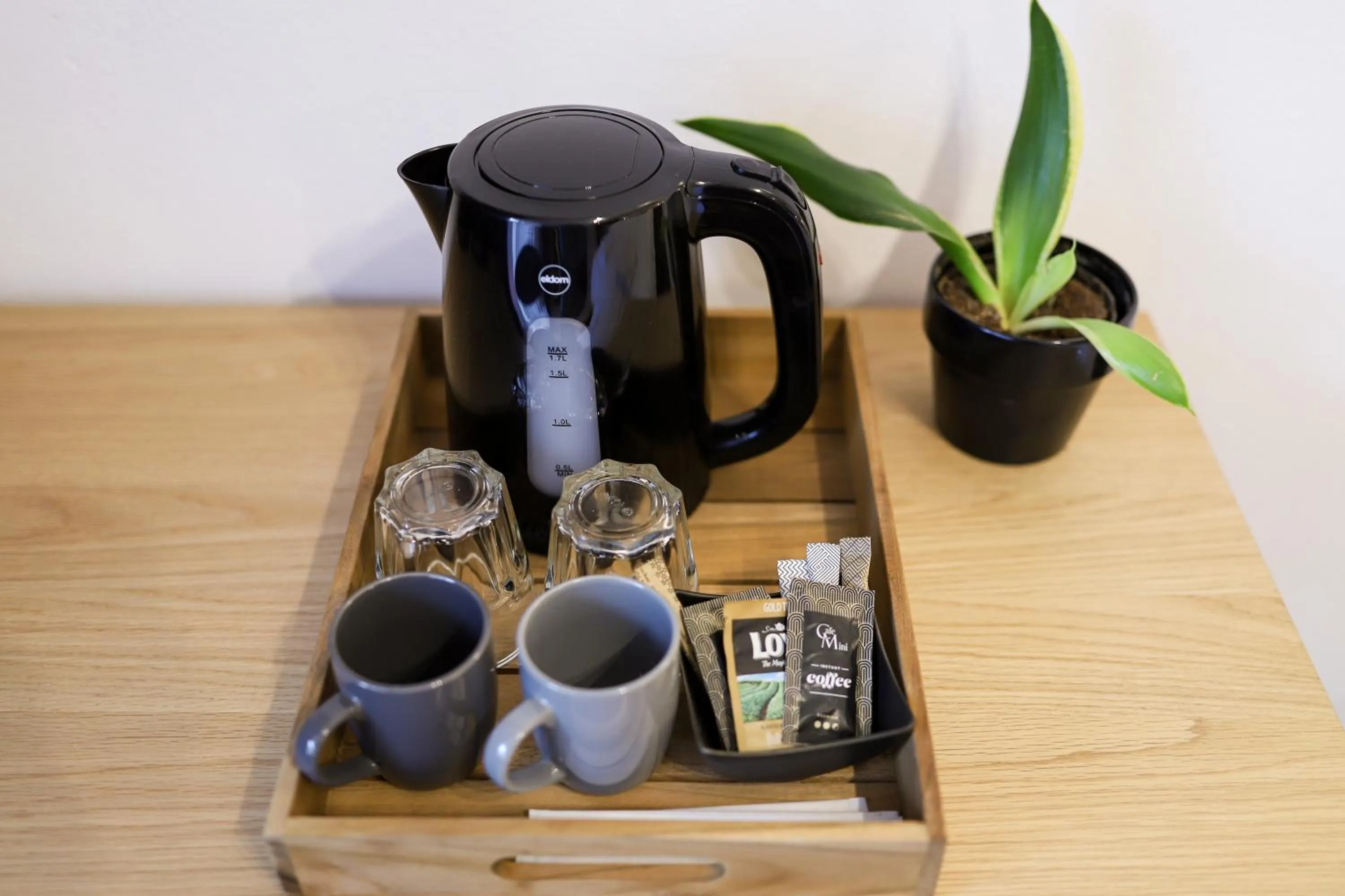 Coffee/tea facilities in Hotel Wysoka