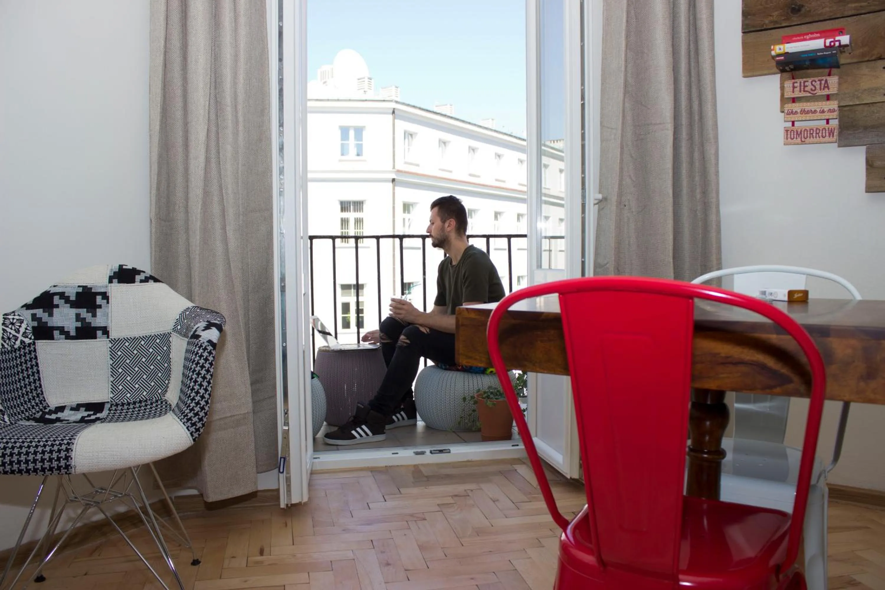 Balcony/Terrace in Chillout Hostel