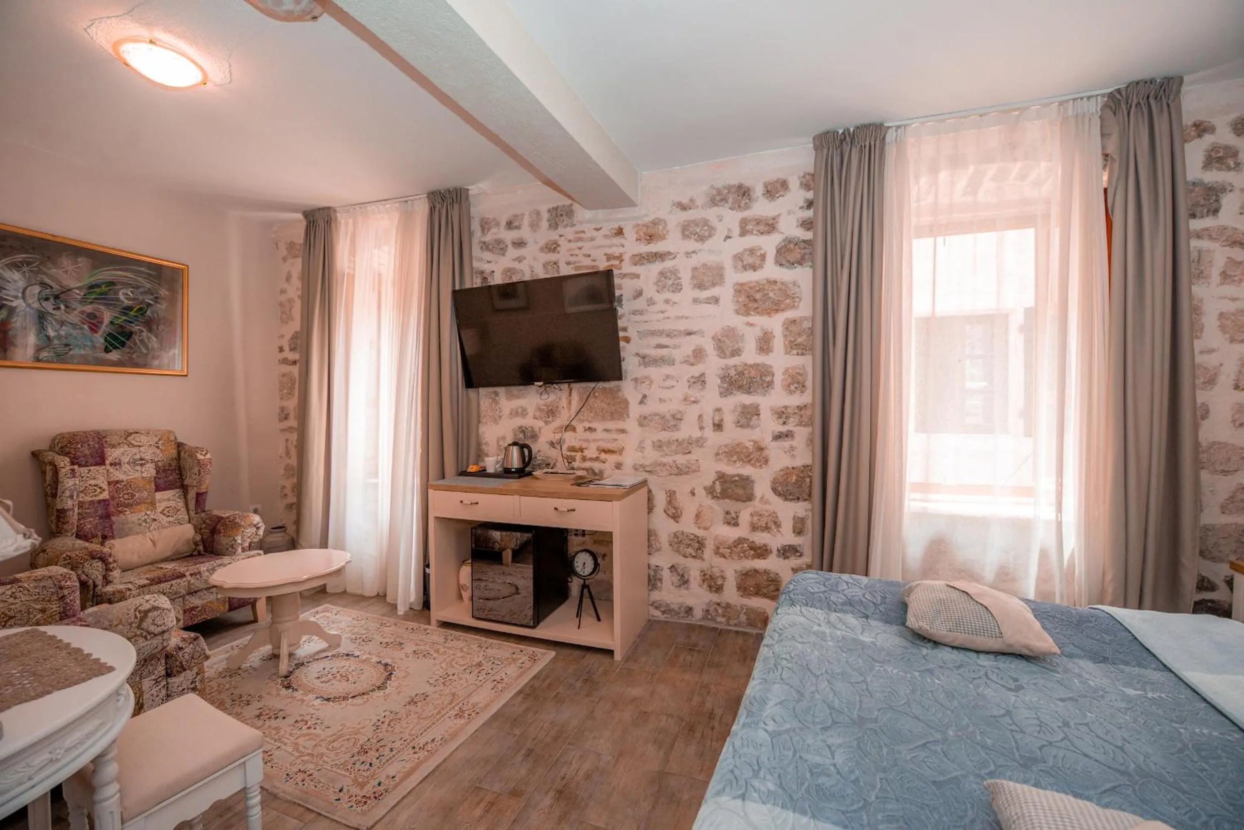 Bed in Antika Guesthouse