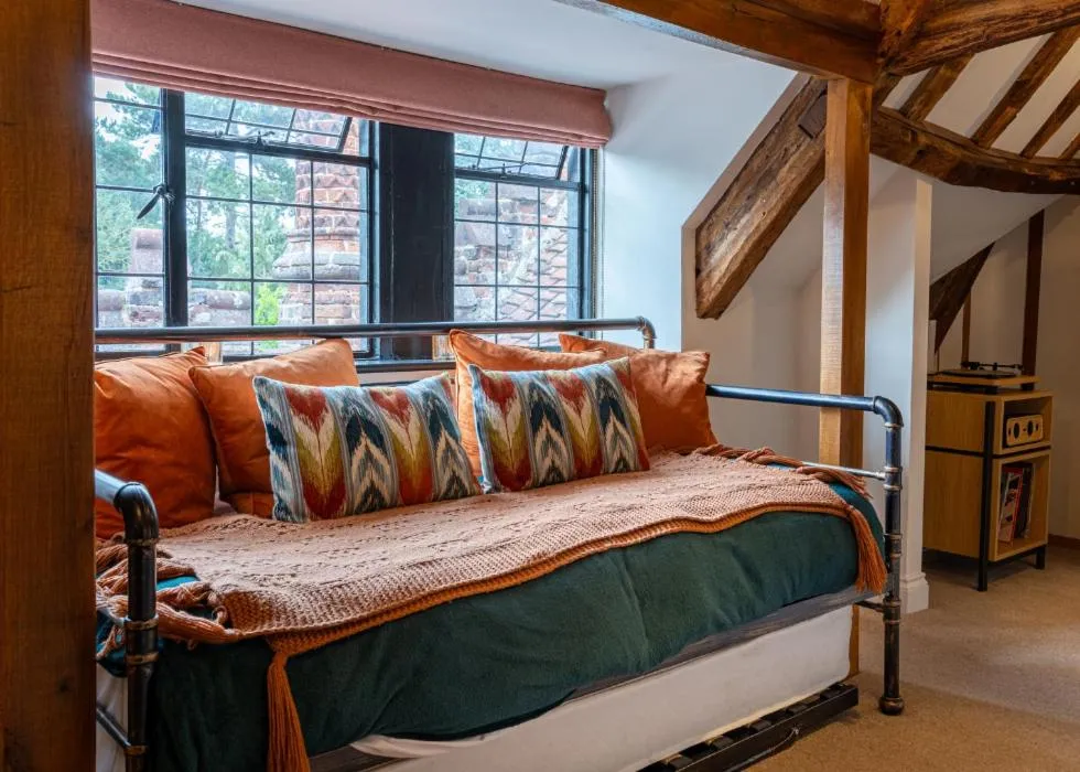 Living room, Bed in Seckford Hall Hotel & Spa