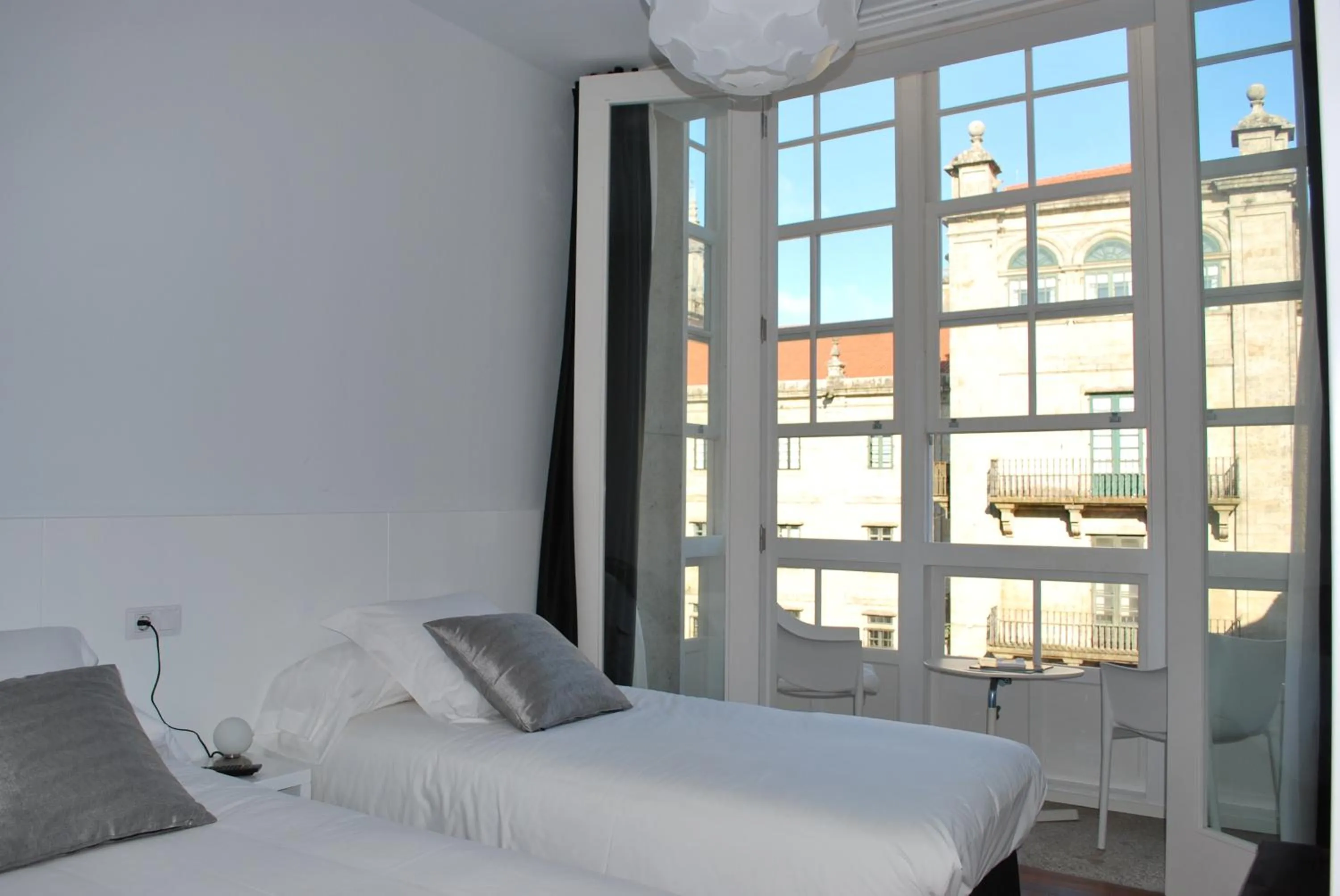 Bed in Pensión Acibeche