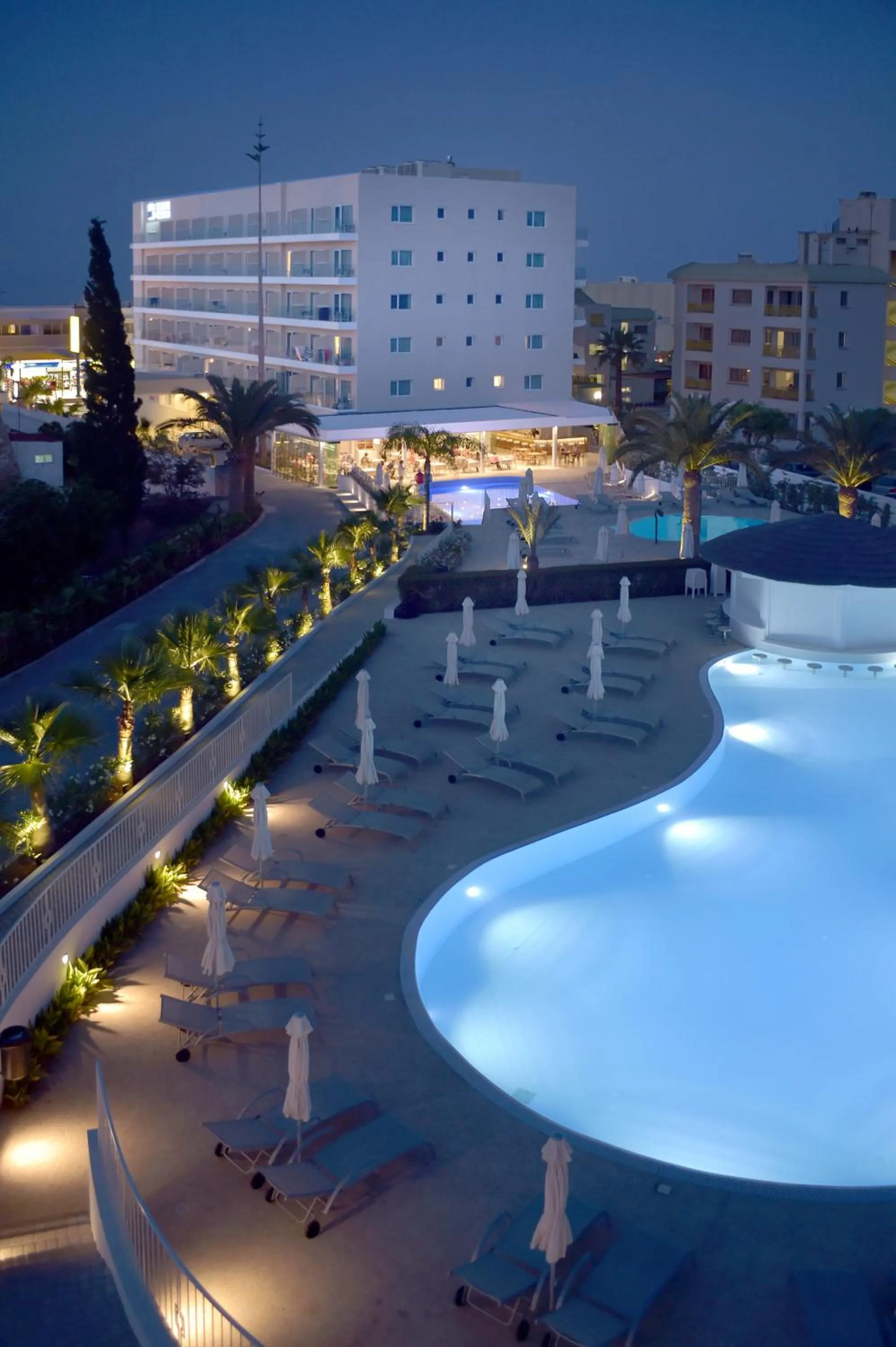 Pool view in Sunrise Gardens Aparthotel