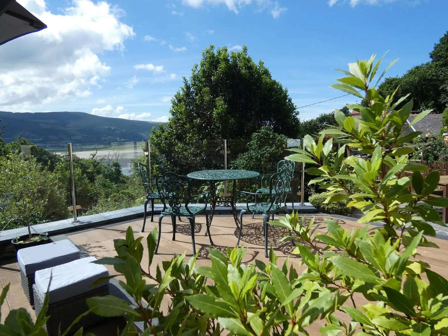 Patio in Bryn Melyn Apartments