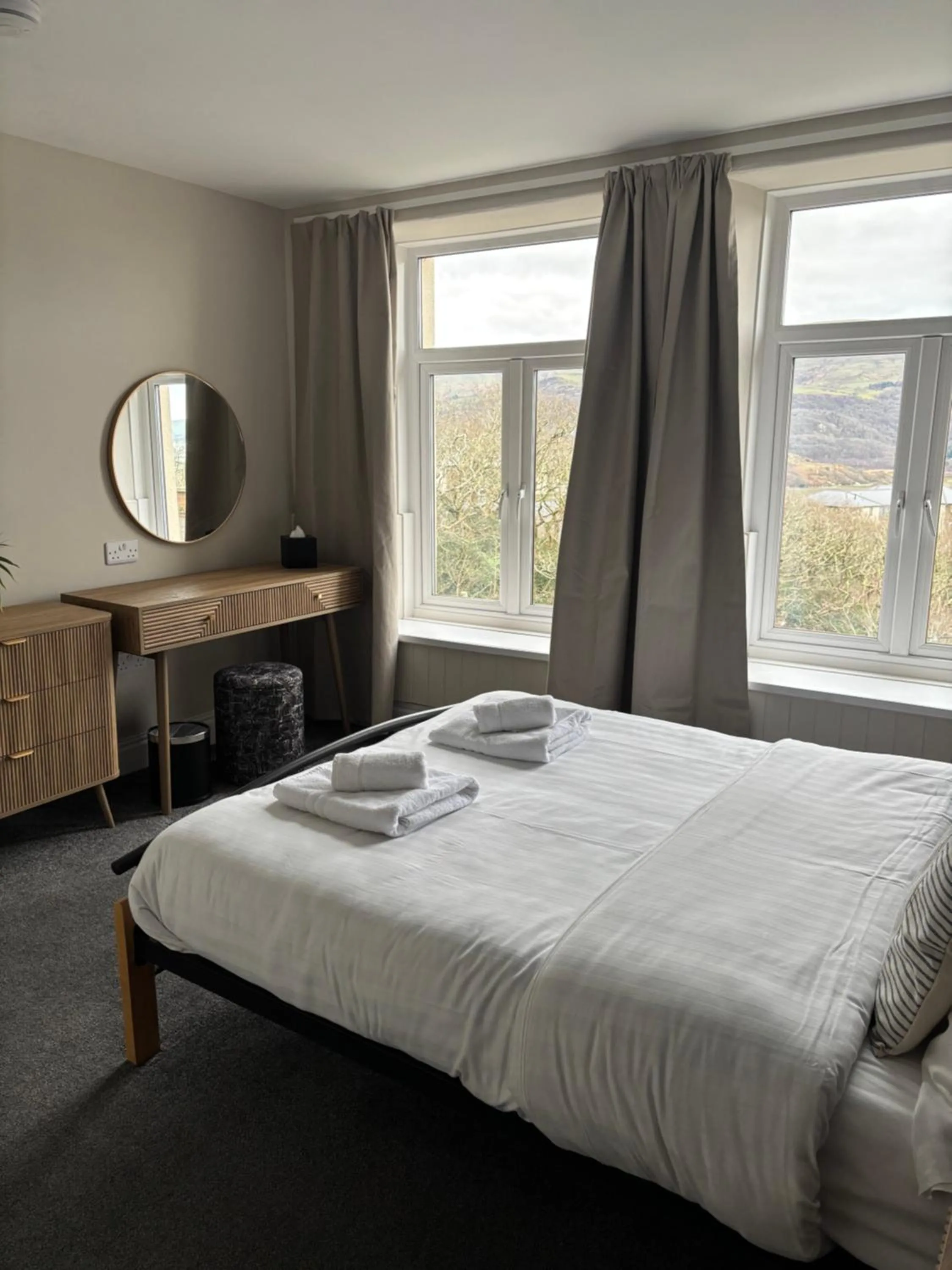 Bed in Bryn Melyn Apartments