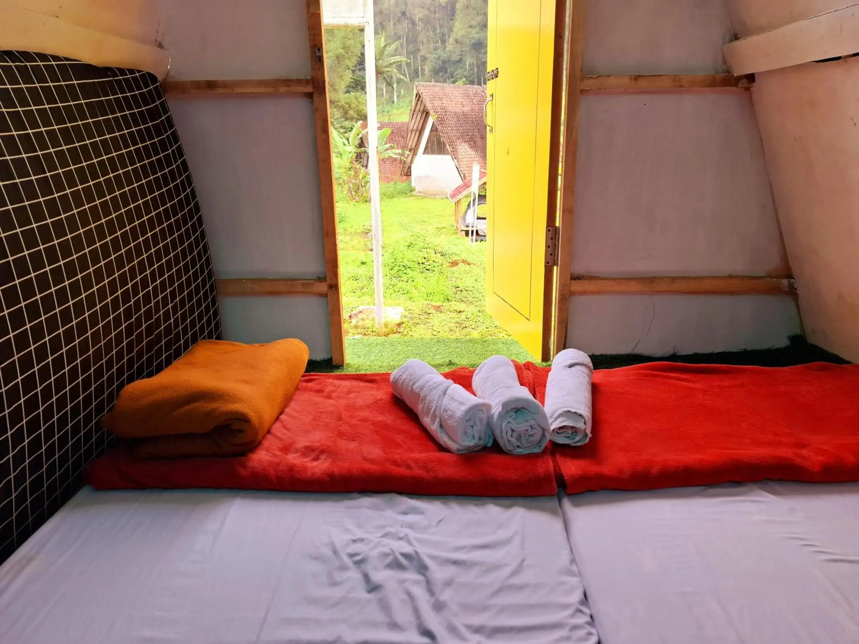 Bedroom, Bed in Ciwidey Jungle Camp & Villa Bedroom, Bed in Ciwidey Jungle Camp & Villa