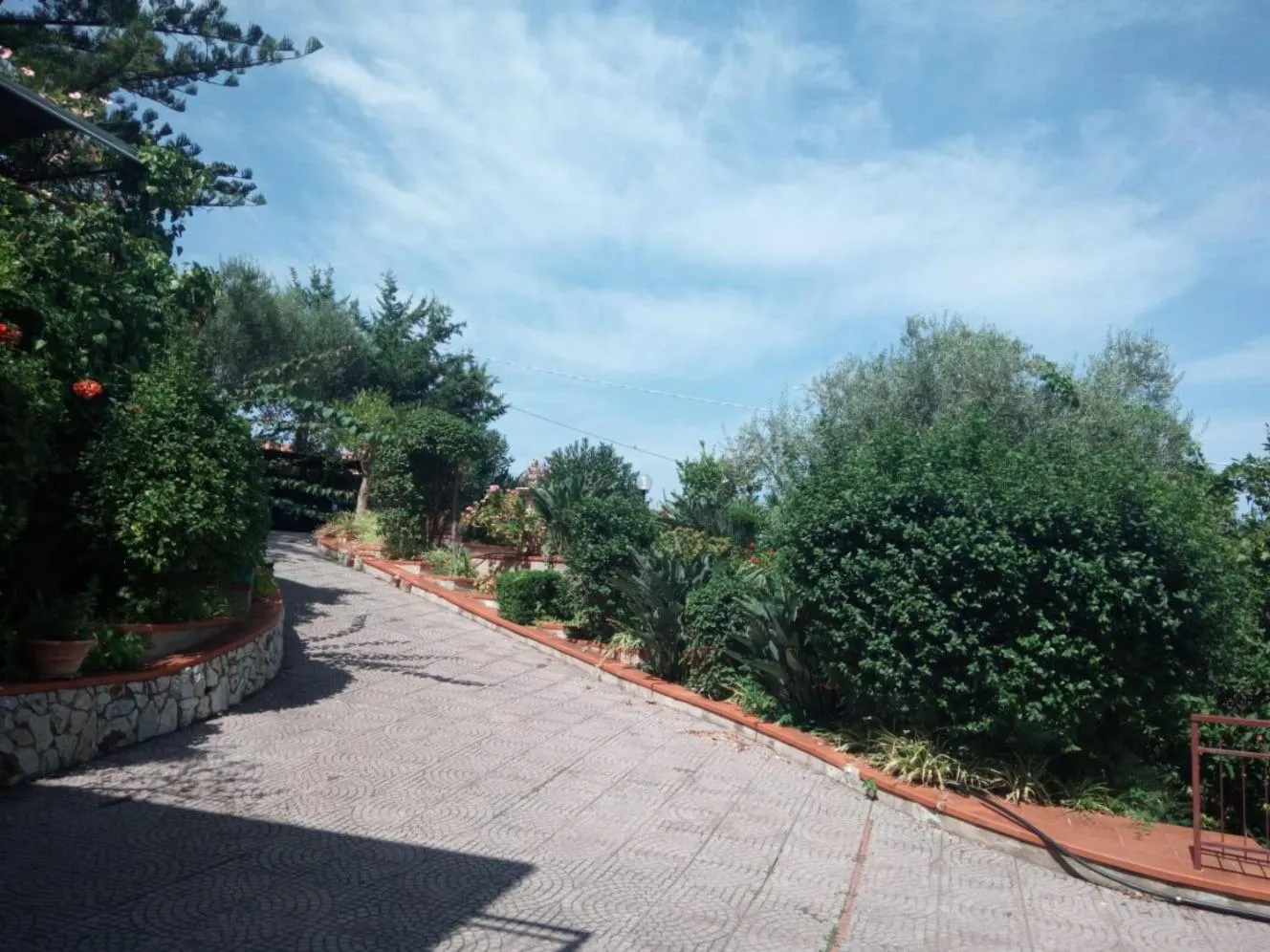 Garden in Stanza in Villa con giardino vista mare