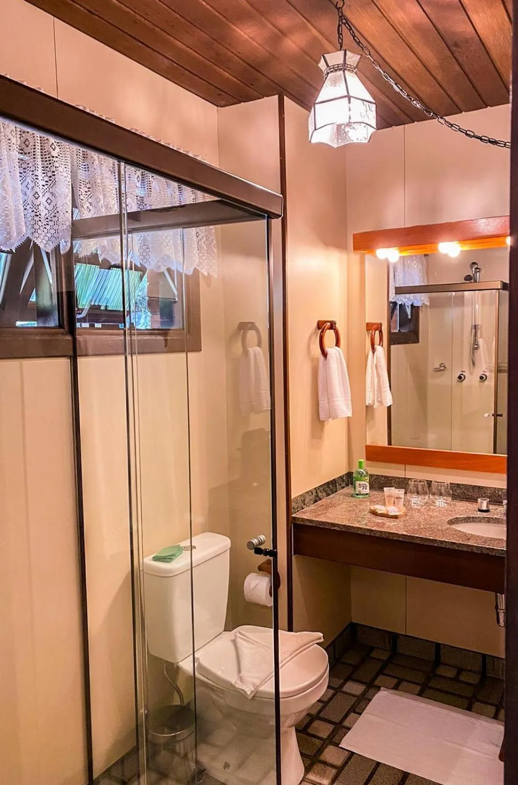 Bathroom in Pousada O Cantinho da Raposa