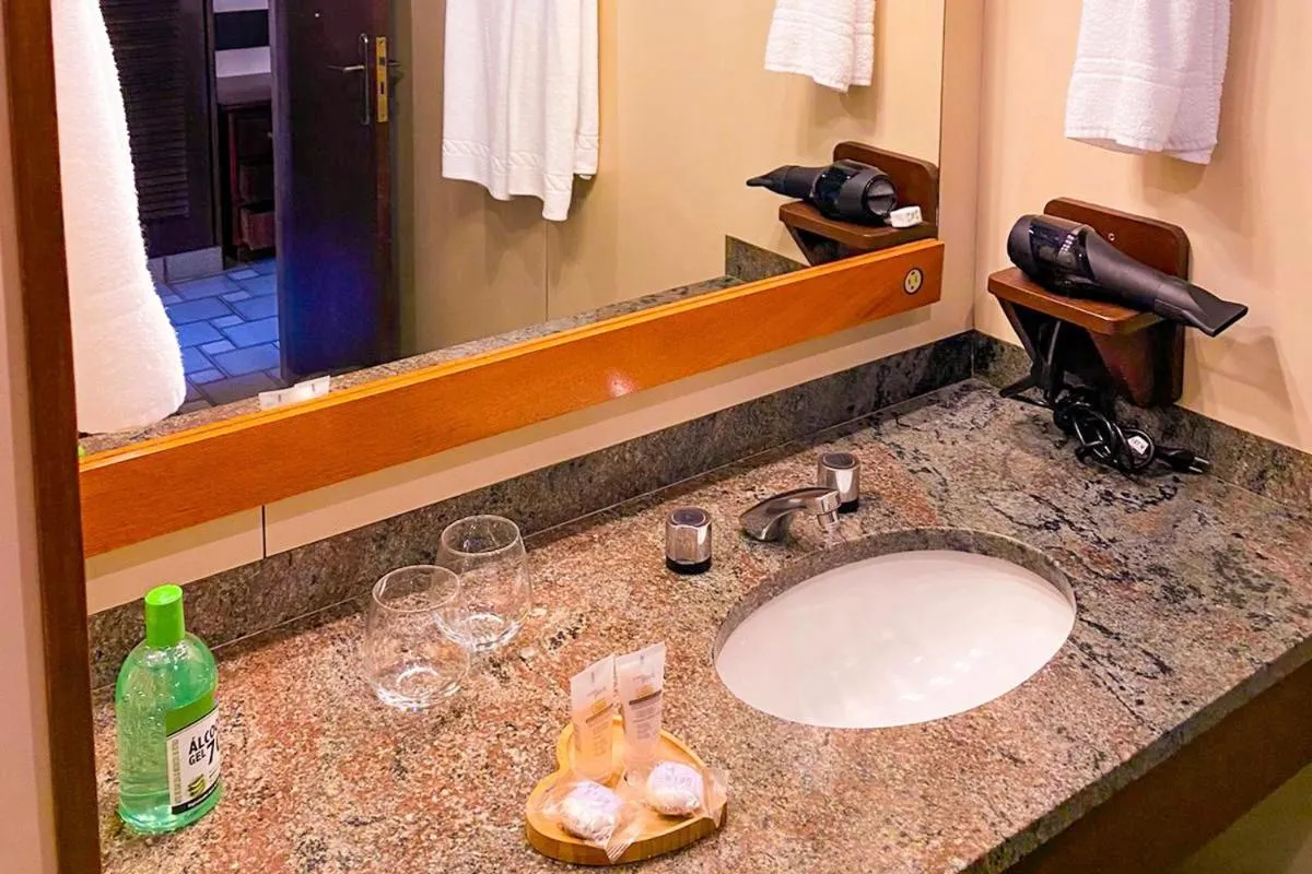 Bathroom in Pousada O Cantinho da Raposa