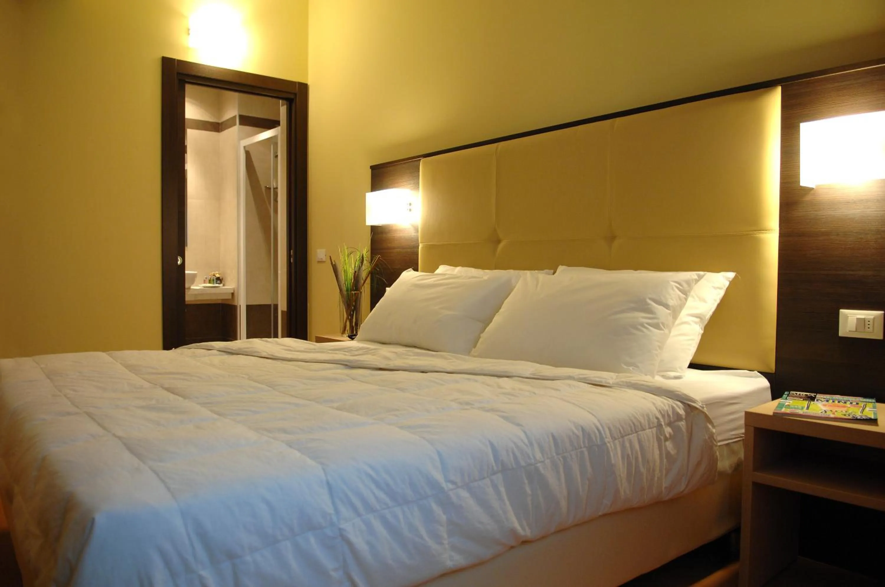 Bed in Hotel Alverì