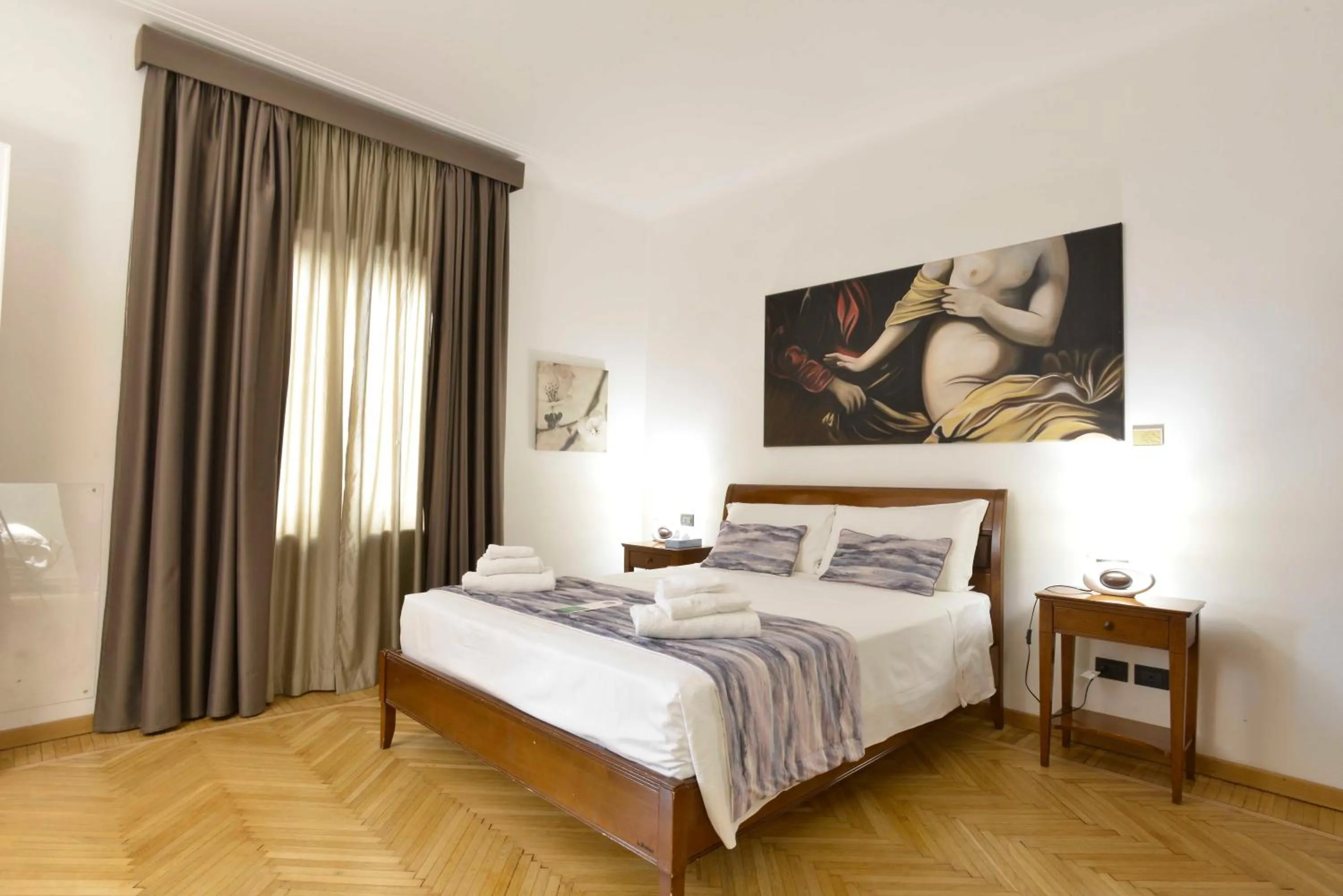 Bed in St. Peter' Six Rooms & Suites