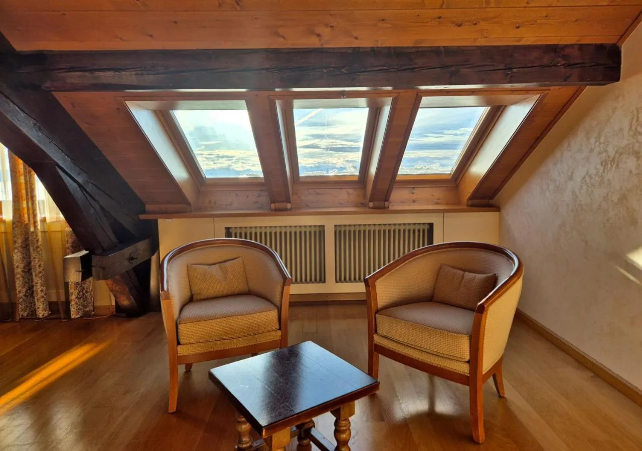 Living room in Grand Hôtel des Rasses & Wellness