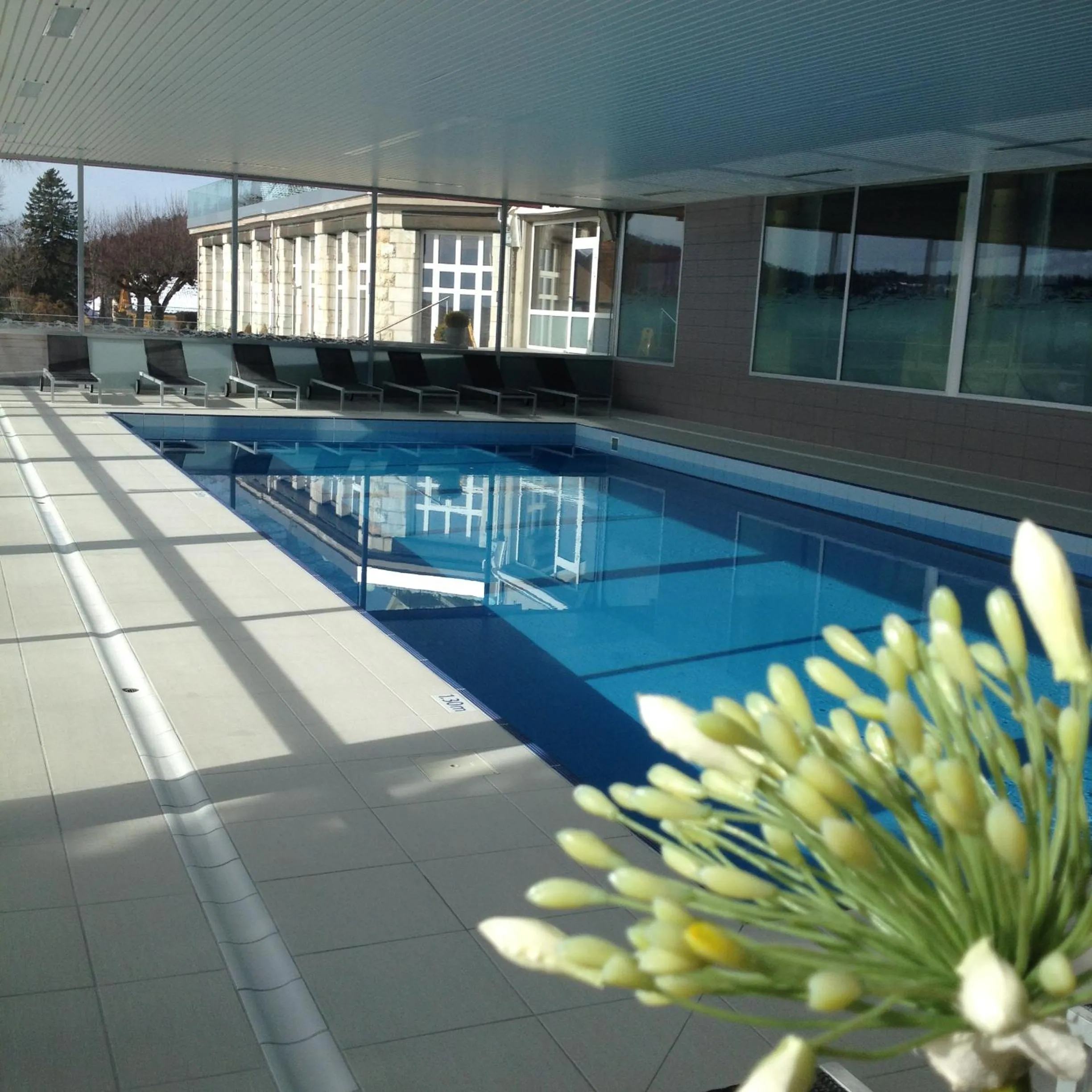 Swimming pool in Grand Hôtel des Rasses & Wellness