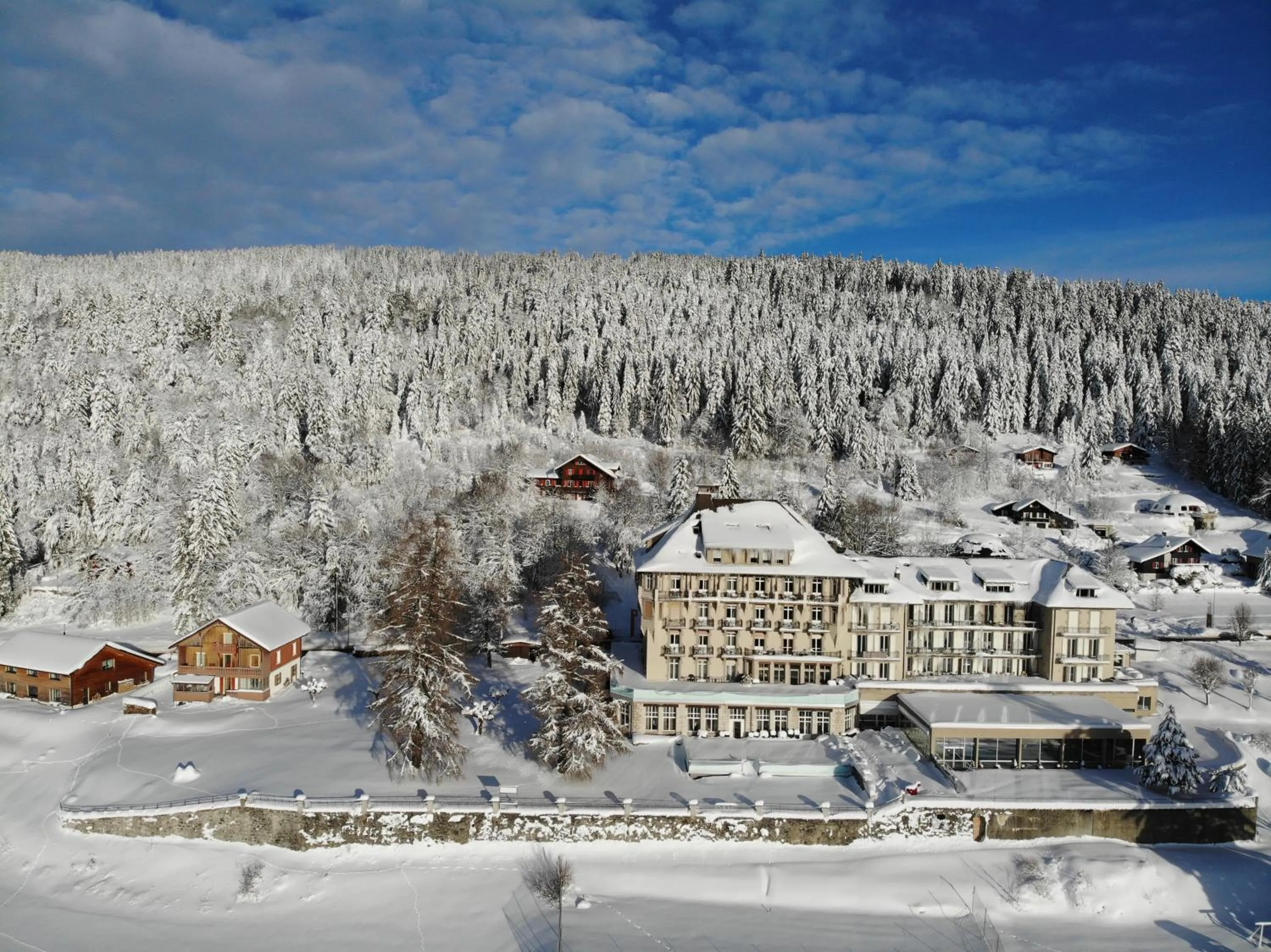 Winter in Grand Hôtel des Rasses & Wellness