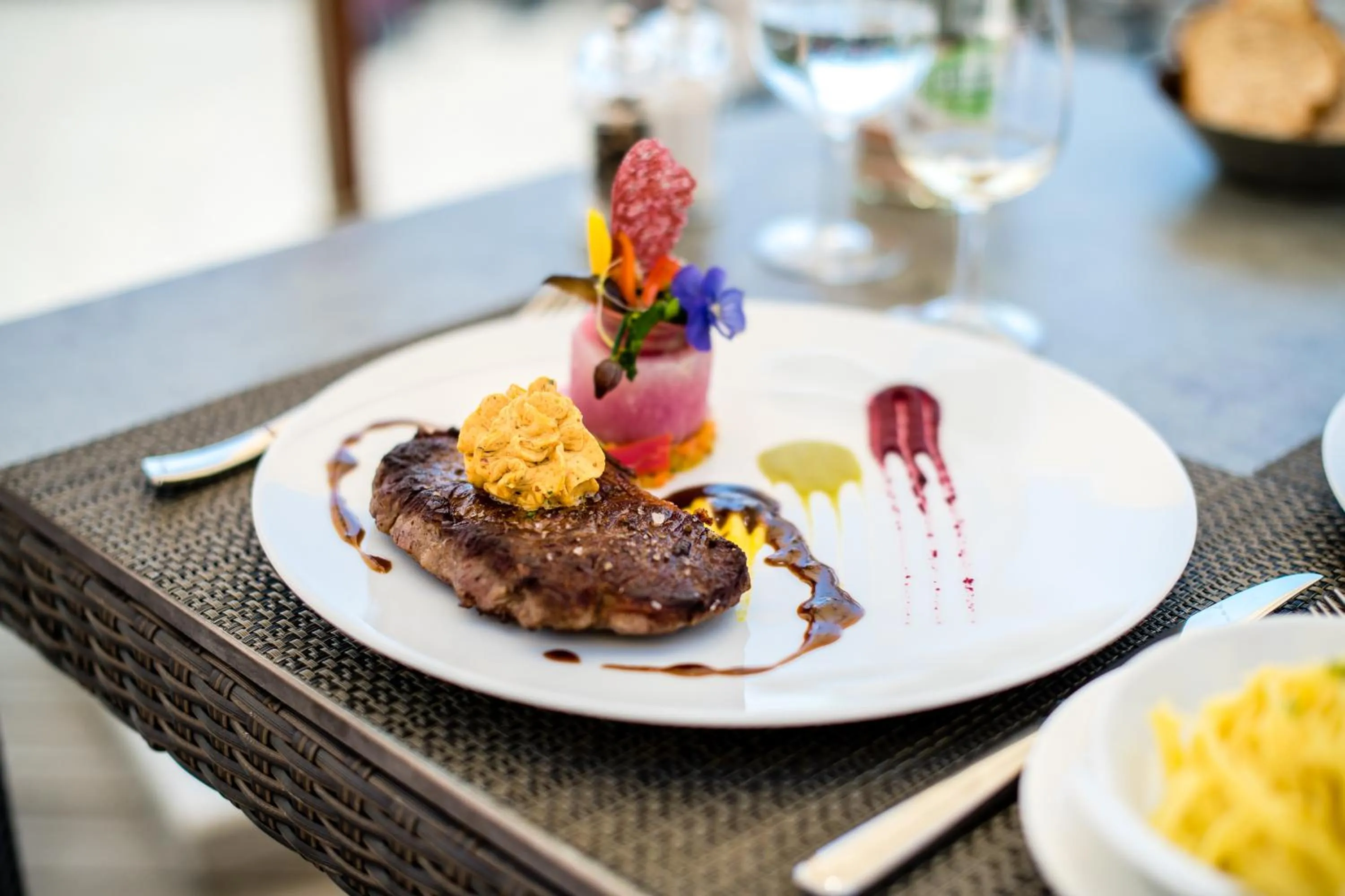 Food close-up in Grand Hôtel des Rasses & Wellness