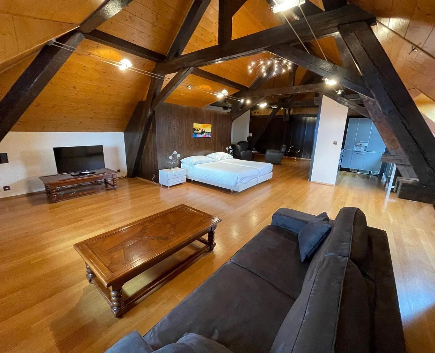 Photo of the whole room, Bed in Grand Hôtel des Rasses & Wellness