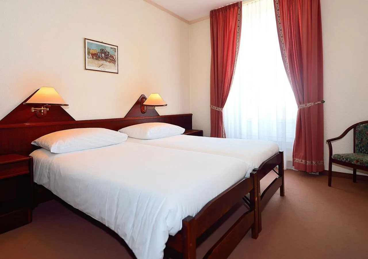 Bed in Grand Hôtel des Rasses & Wellness